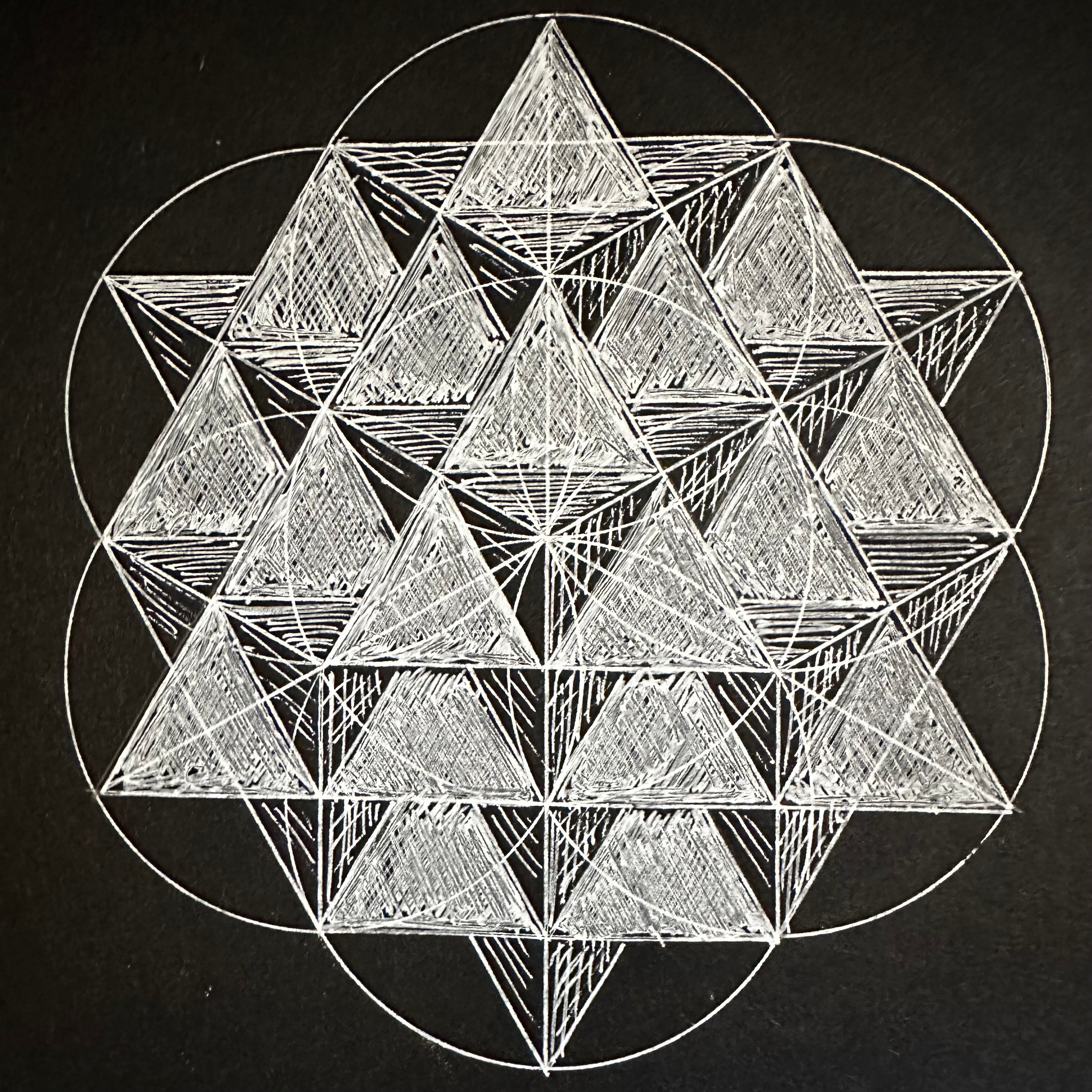 64 Star tetrahedron, tetrahedron, sacred geometry, sacred geometry hotsell