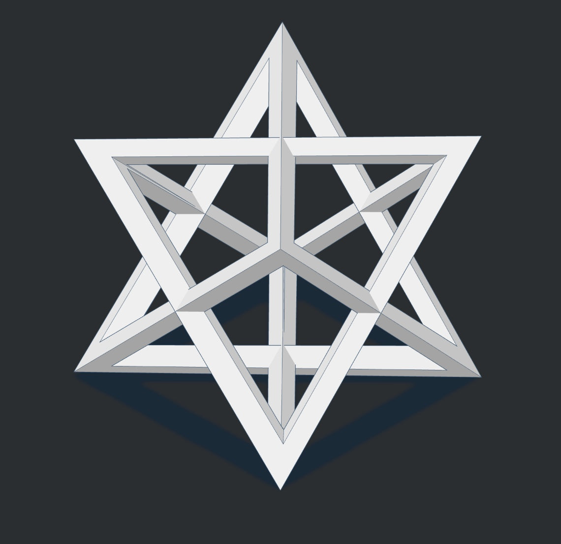 3D Printed Merkaba Star