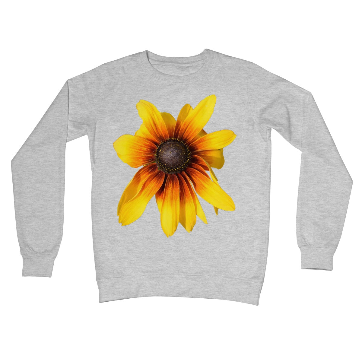 Yellow Flower 'Rudbeckia Golden jubilee' Crew Neck Sweatshirt