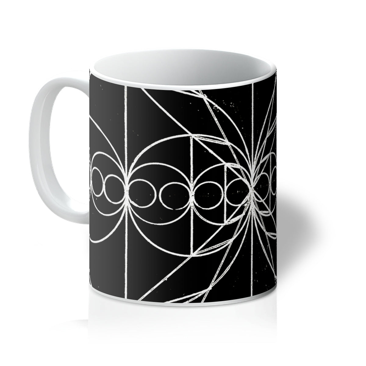 Wave Optics and Space Geometry After Walter Russell Print Mug