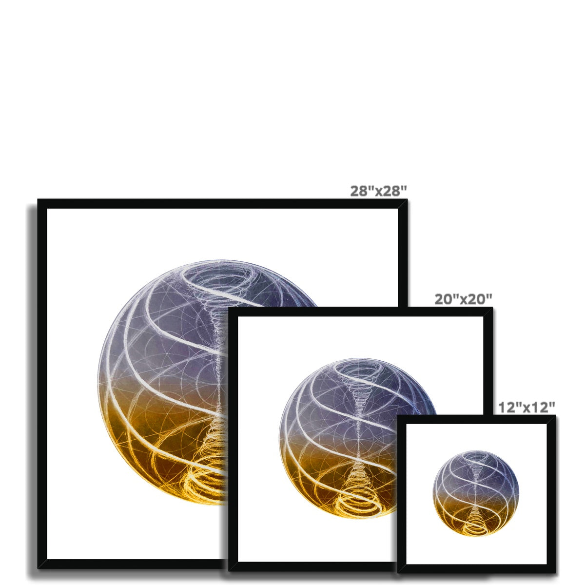 Energy Torus Framed & Mounted Print