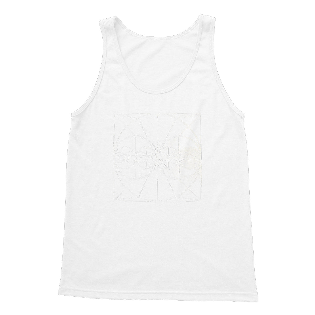 Wave Optics and Space Geometry After Walter Russell Softstyle Tank Top