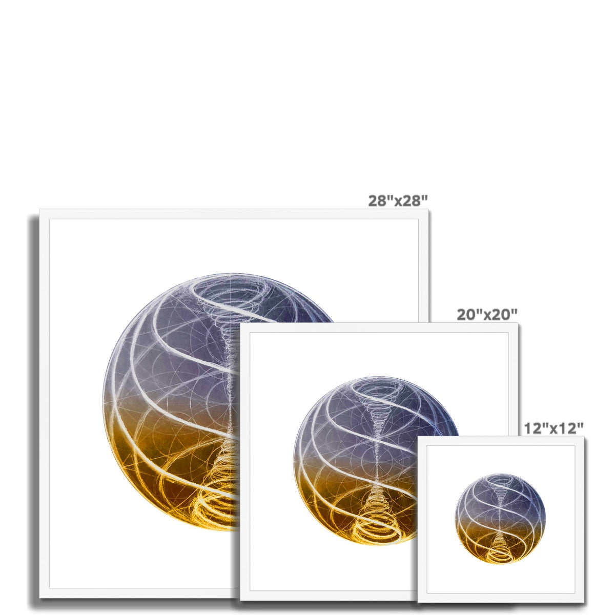 Energy Torus Framed & Mounted Print