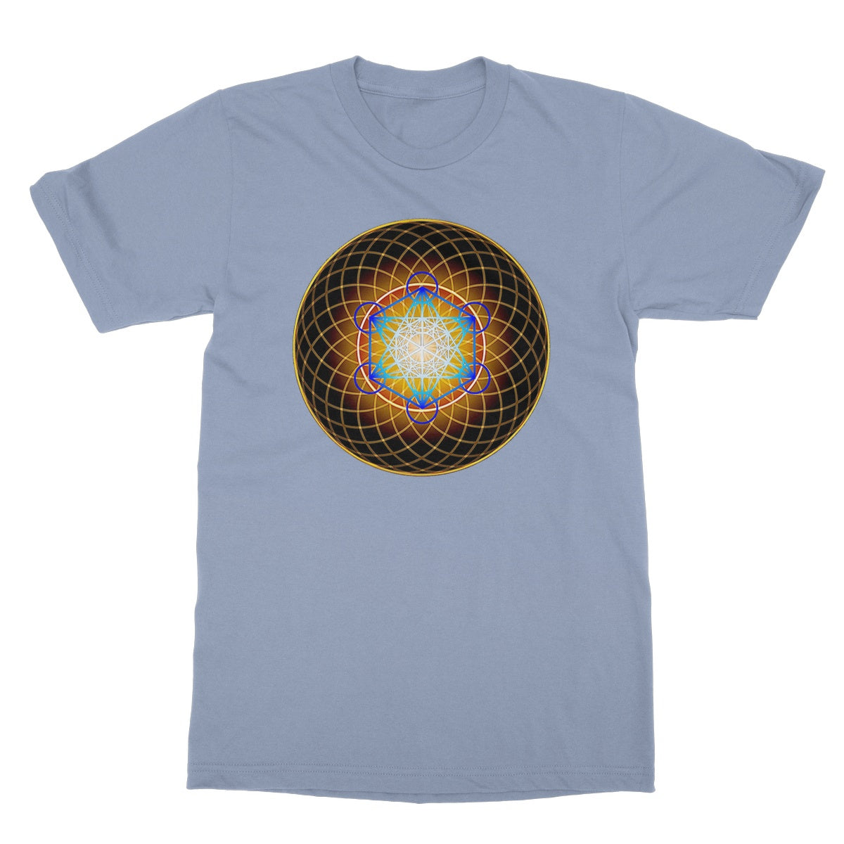 Metatron's Cube inside a New Flower of Life Softstyle T-Shirt