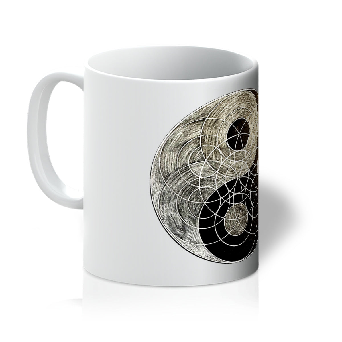 Yin Yang Golden Circle Mug