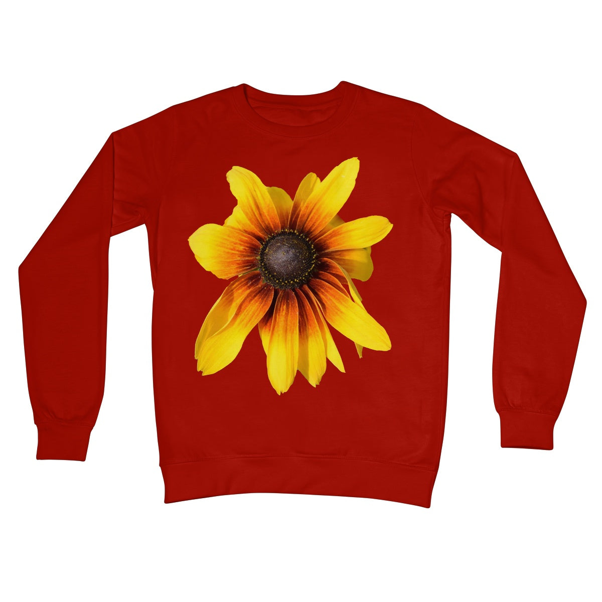 Yellow Flower 'Rudbeckia Golden jubilee' Crew Neck Sweatshirt