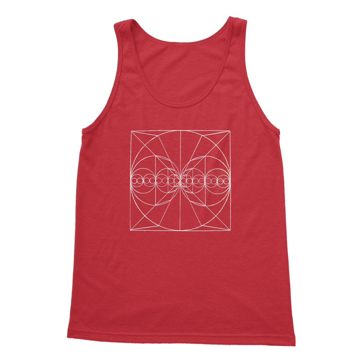 Wave Optics and Space Geometry After Walter Russell Softstyle Tank Top