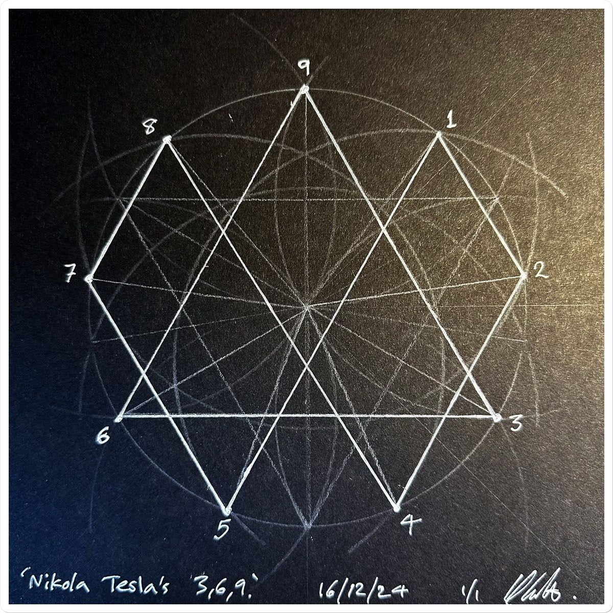 Nikola Tesla 369 Sticker