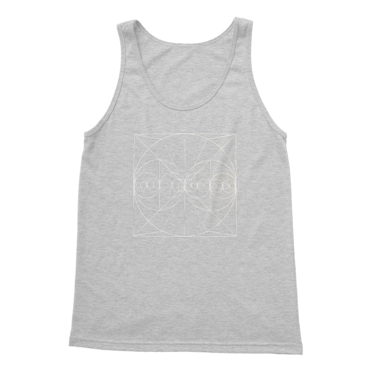 Wave Optics and Space Geometry After Walter Russell Softstyle Tank Top