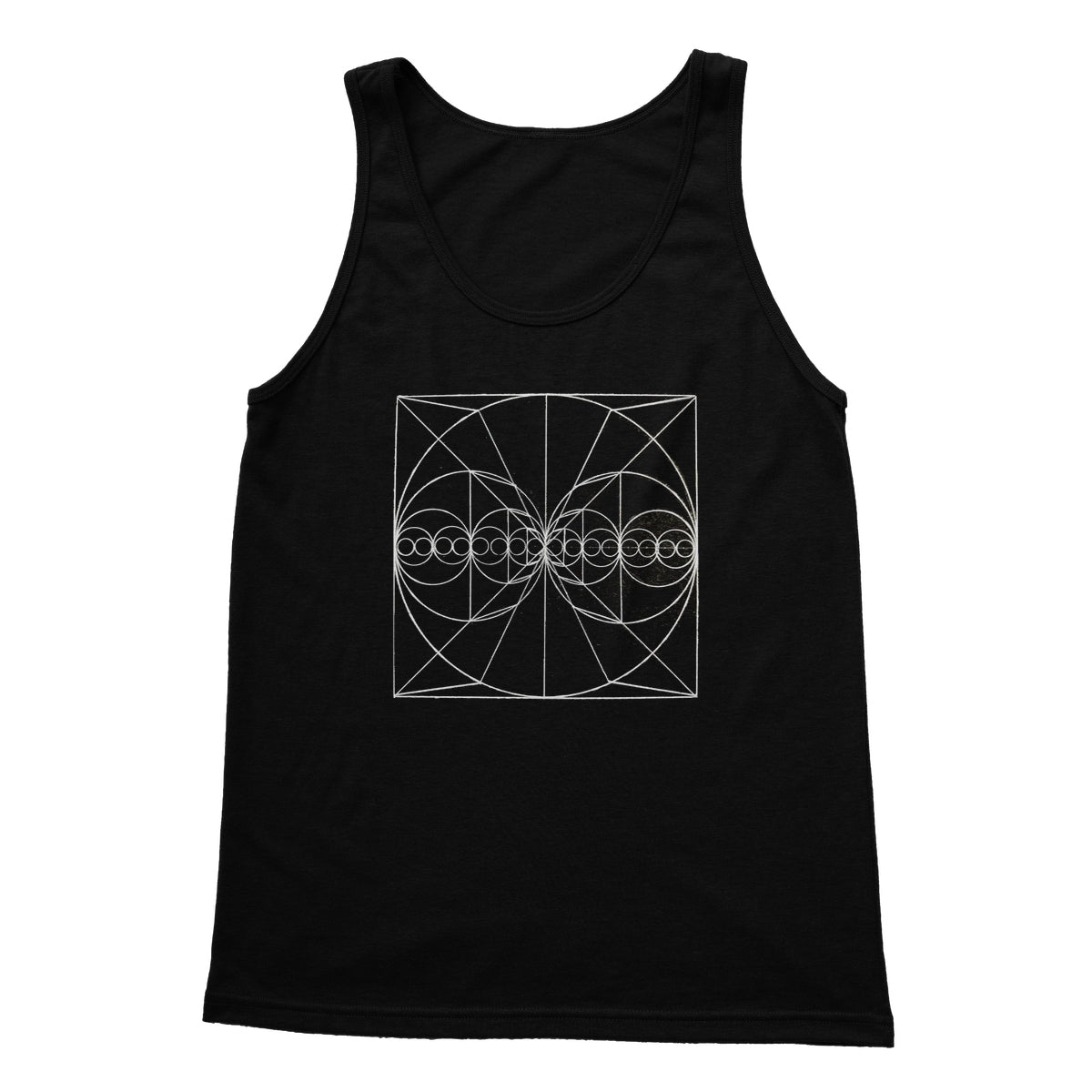 Wave Optics and Space Geometry After Walter Russell Softstyle Tank Top