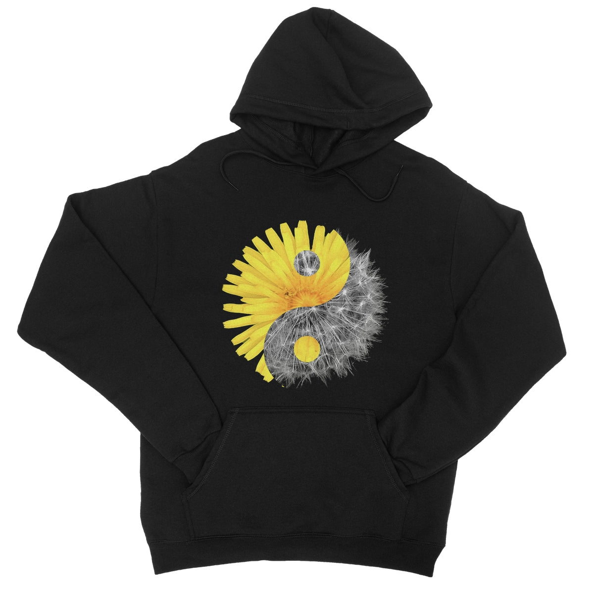 Dandelion Yin Yang College Hoodie