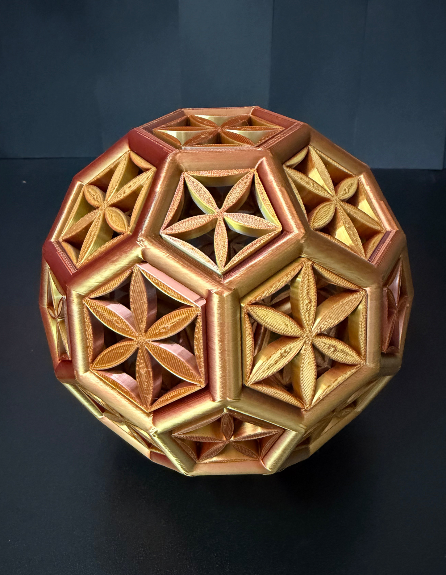 The Infused Truncated Icosahedron: Fractal Buckyball Edition - Nature of Flowers