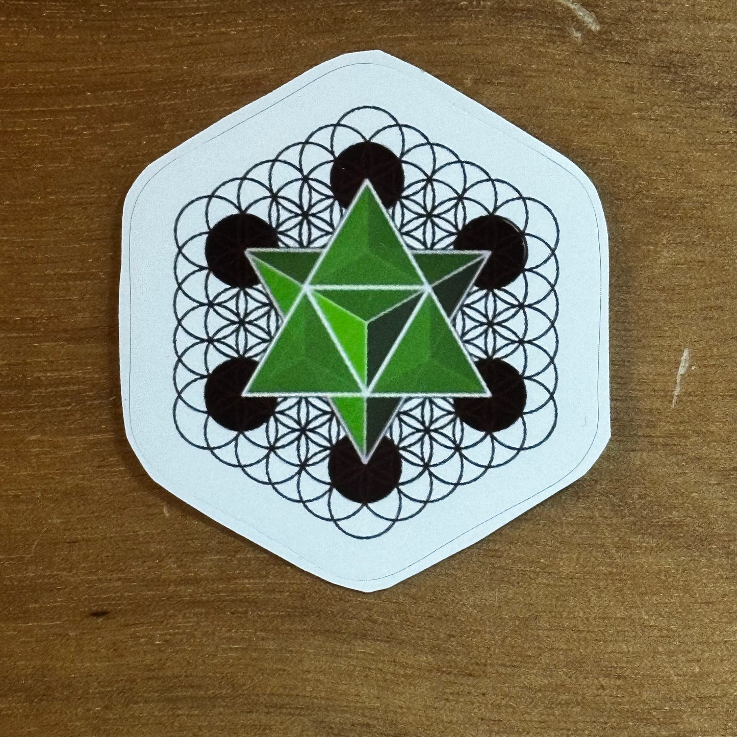 Merkaba Star Tetrahedron Sticker