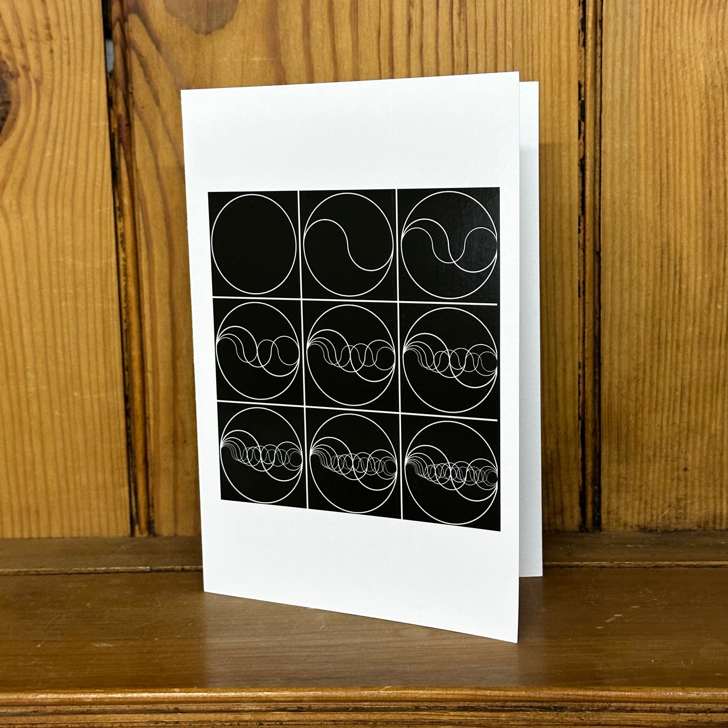 Waves in Nine Print Greeting Card - Nature of Flowers