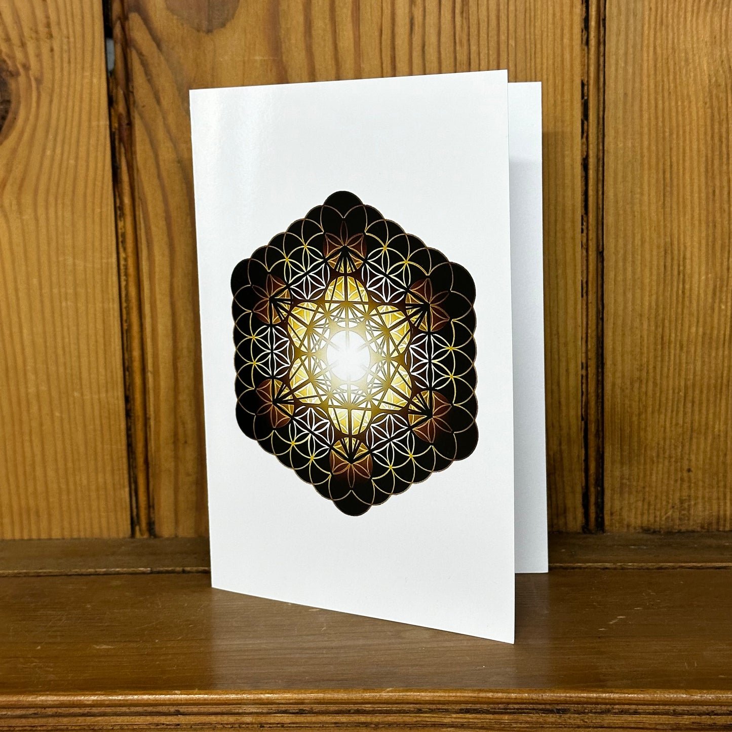 Fruit of Life Glow Greeting Card