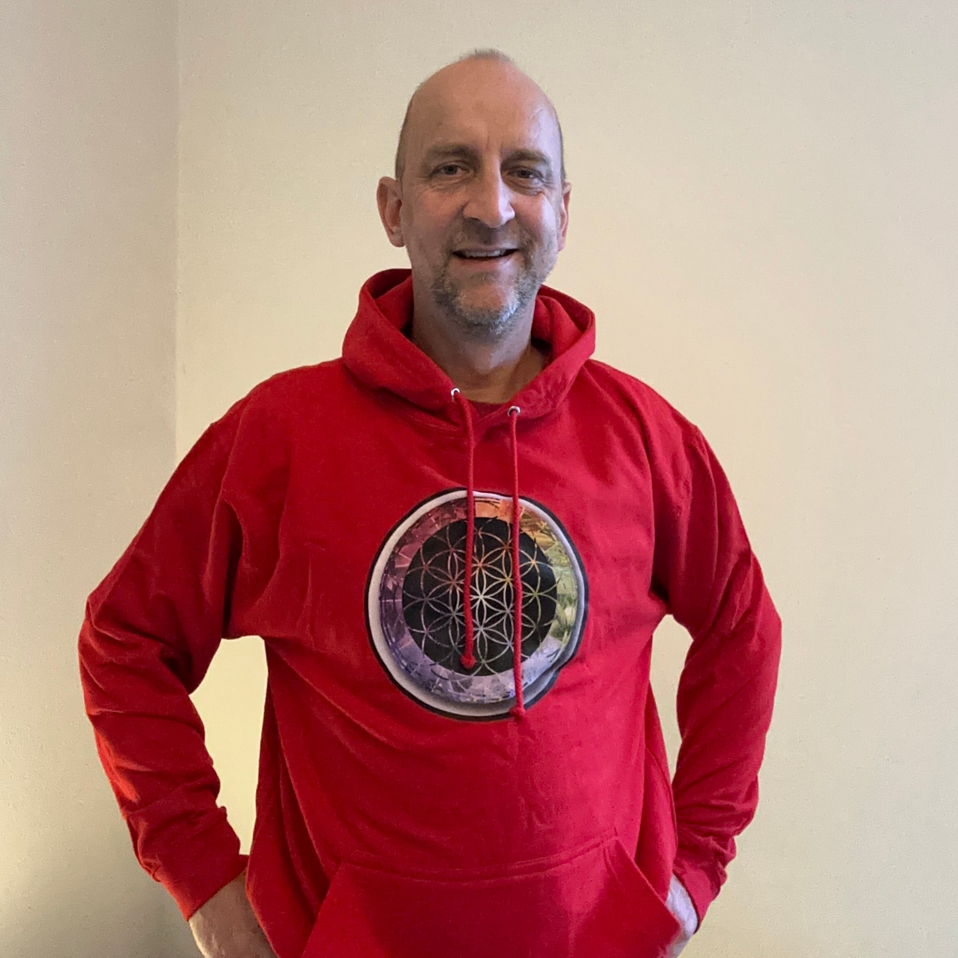 Flower of Life Rainbow College Hoodie - Nature of Flowers