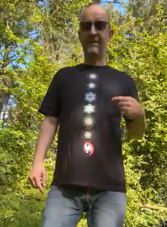 Sacred Geometry symbols Charka  Softstyle T-Shirt