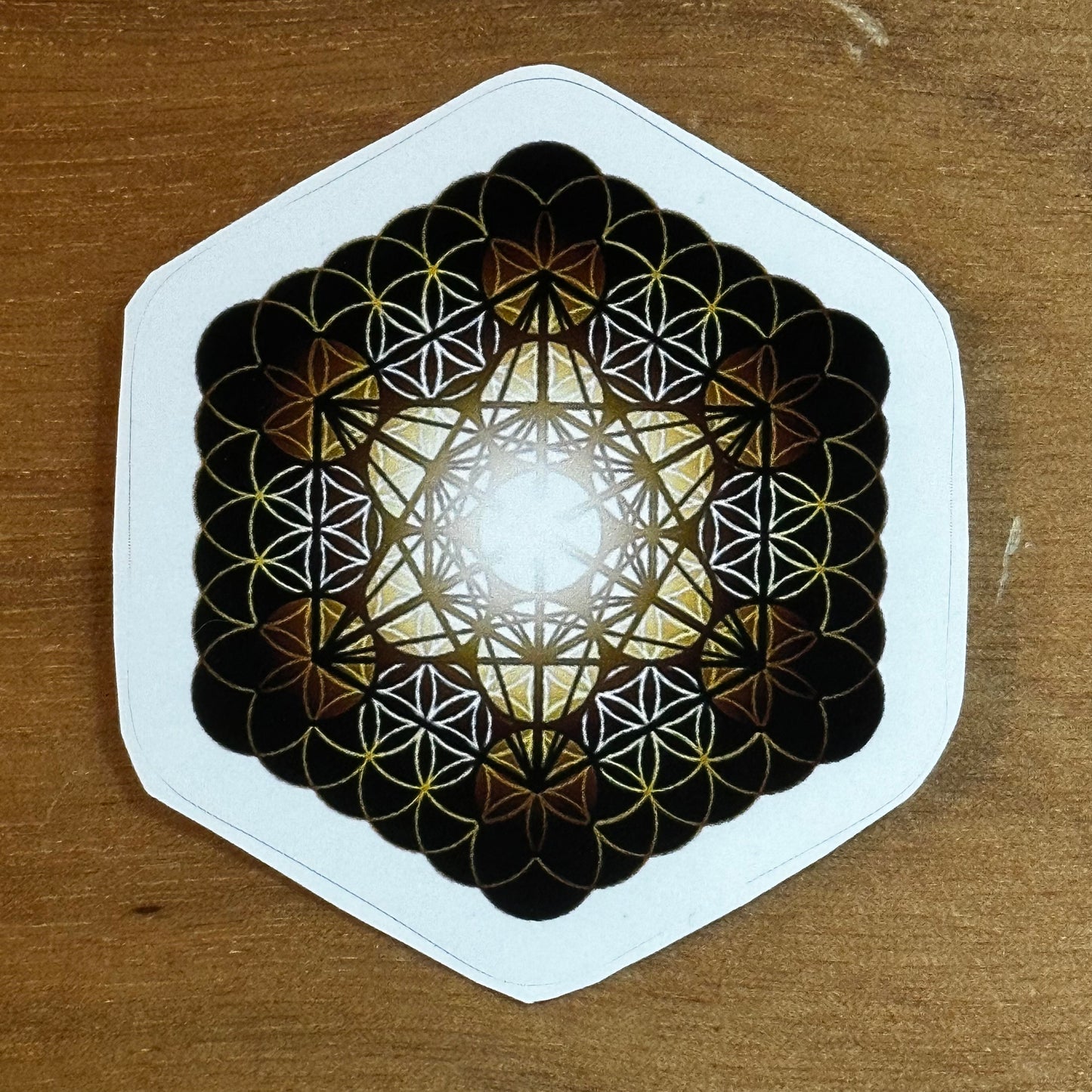 Fruit of Life Glow Sticker