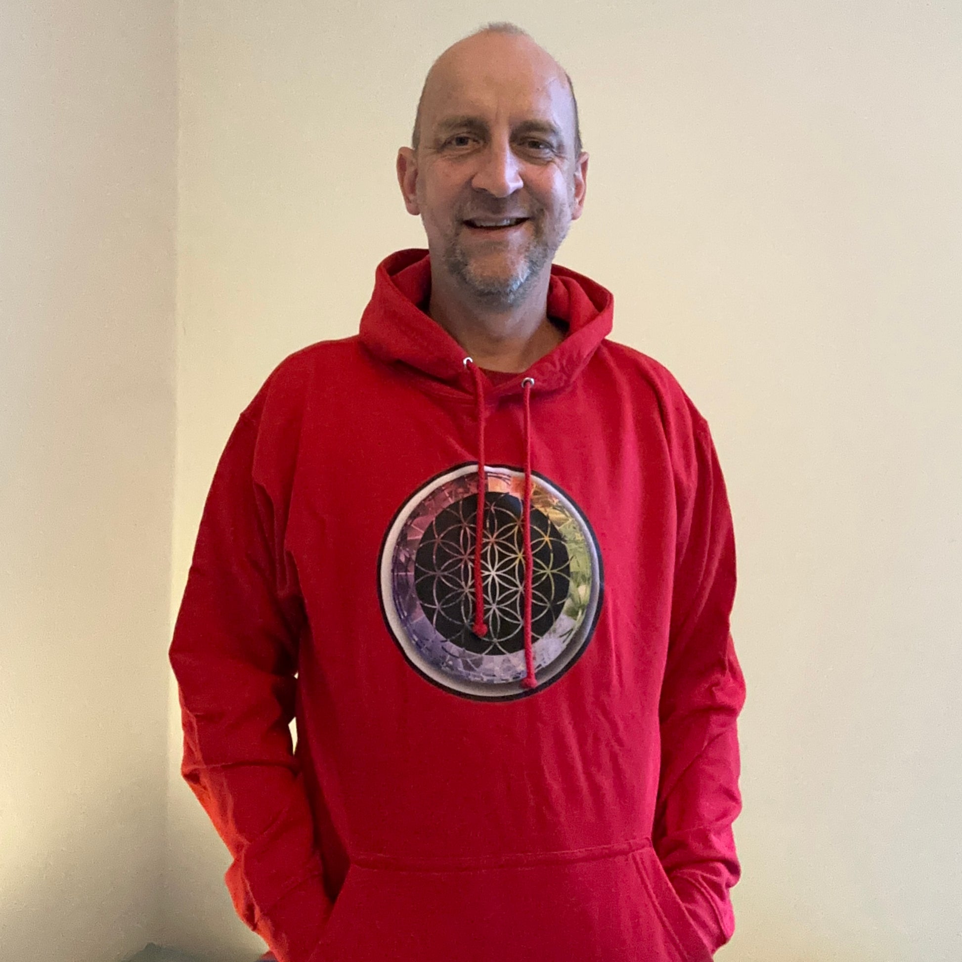 Flower of Life Rainbow College Hoodie - Nature of Flowers
