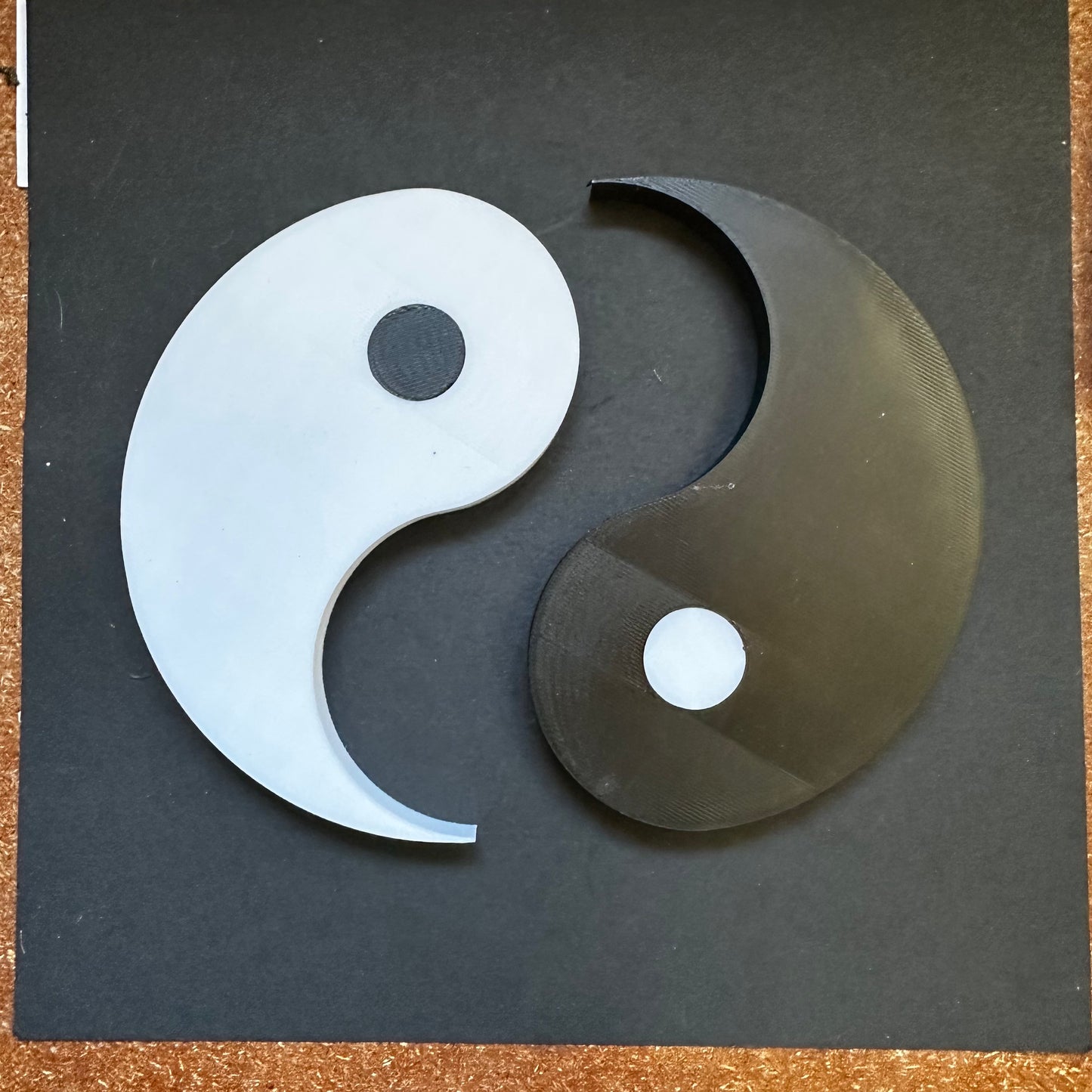3D Printed Yin Yang Sculpture – Duality in Perfect Balance