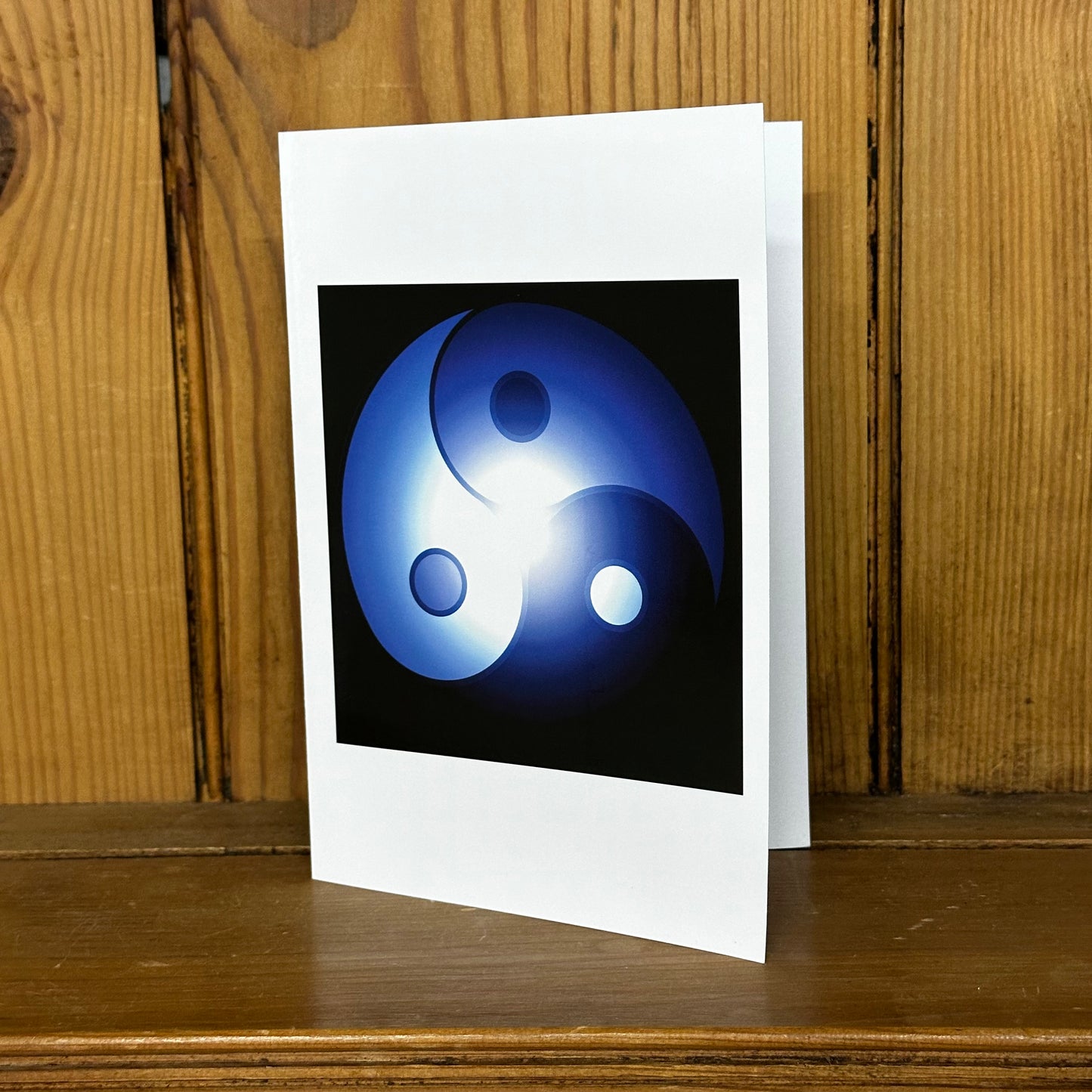 Gankyil in blue Greeting Card - Nature of Flowers