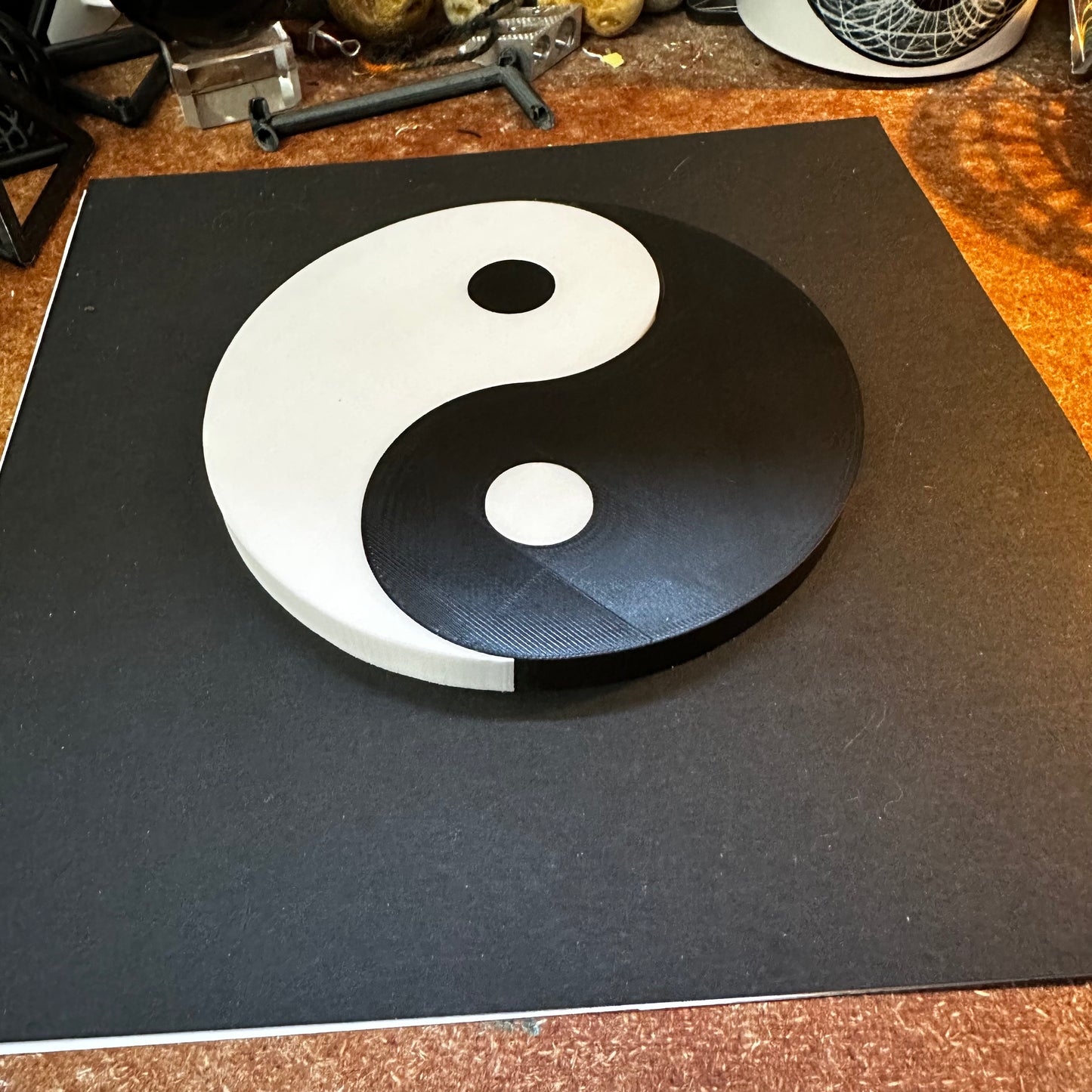 3D Printed Yin Yang Sculpture – Duality in Perfect Balance