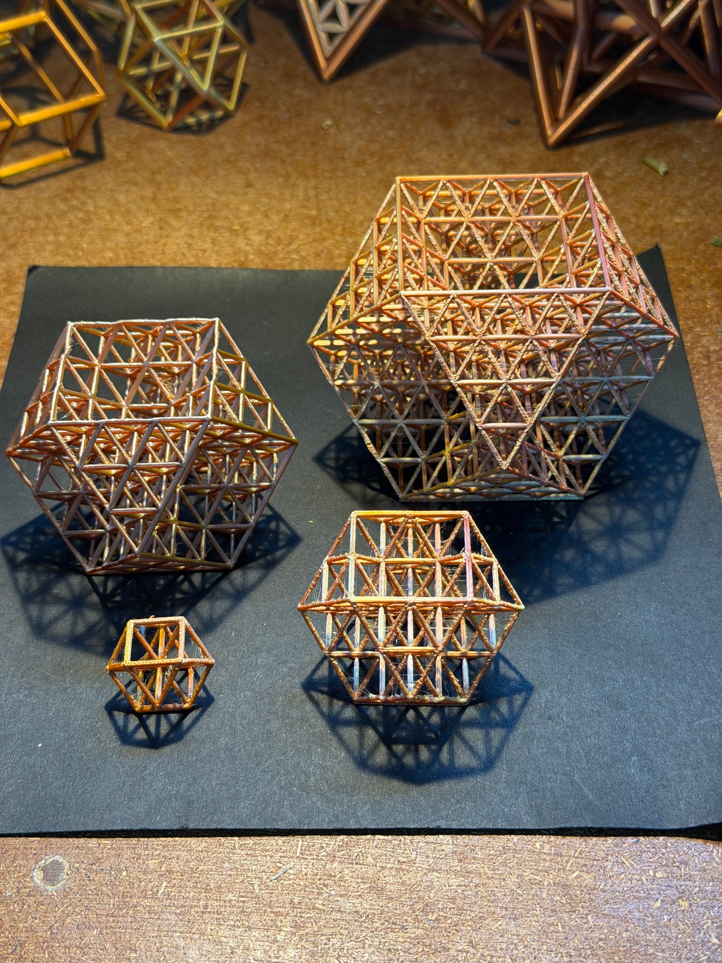 Nested Vector Equilibrium collection 2 at 1.3cm scale