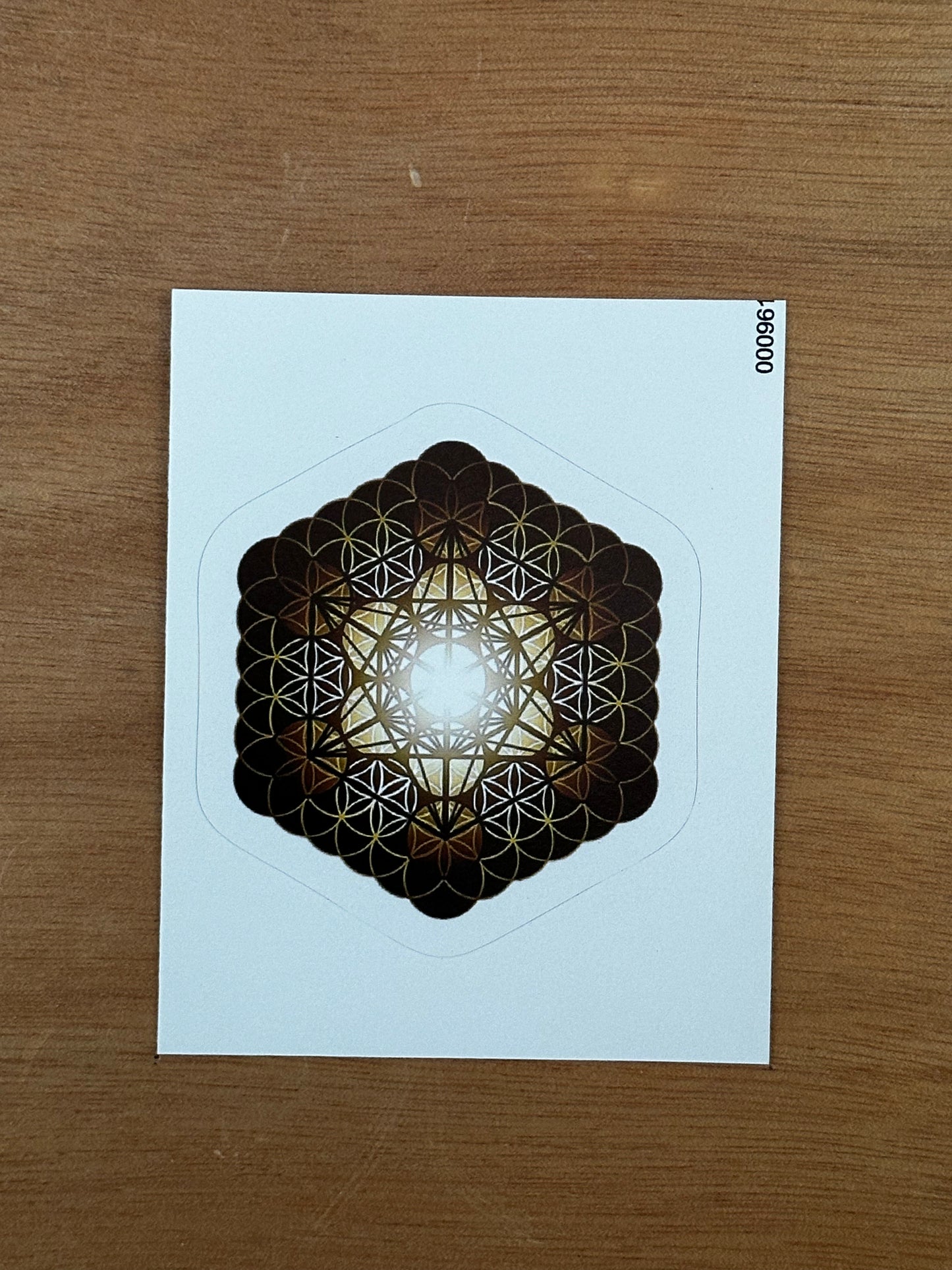 Fruit of Life Glow Sticker