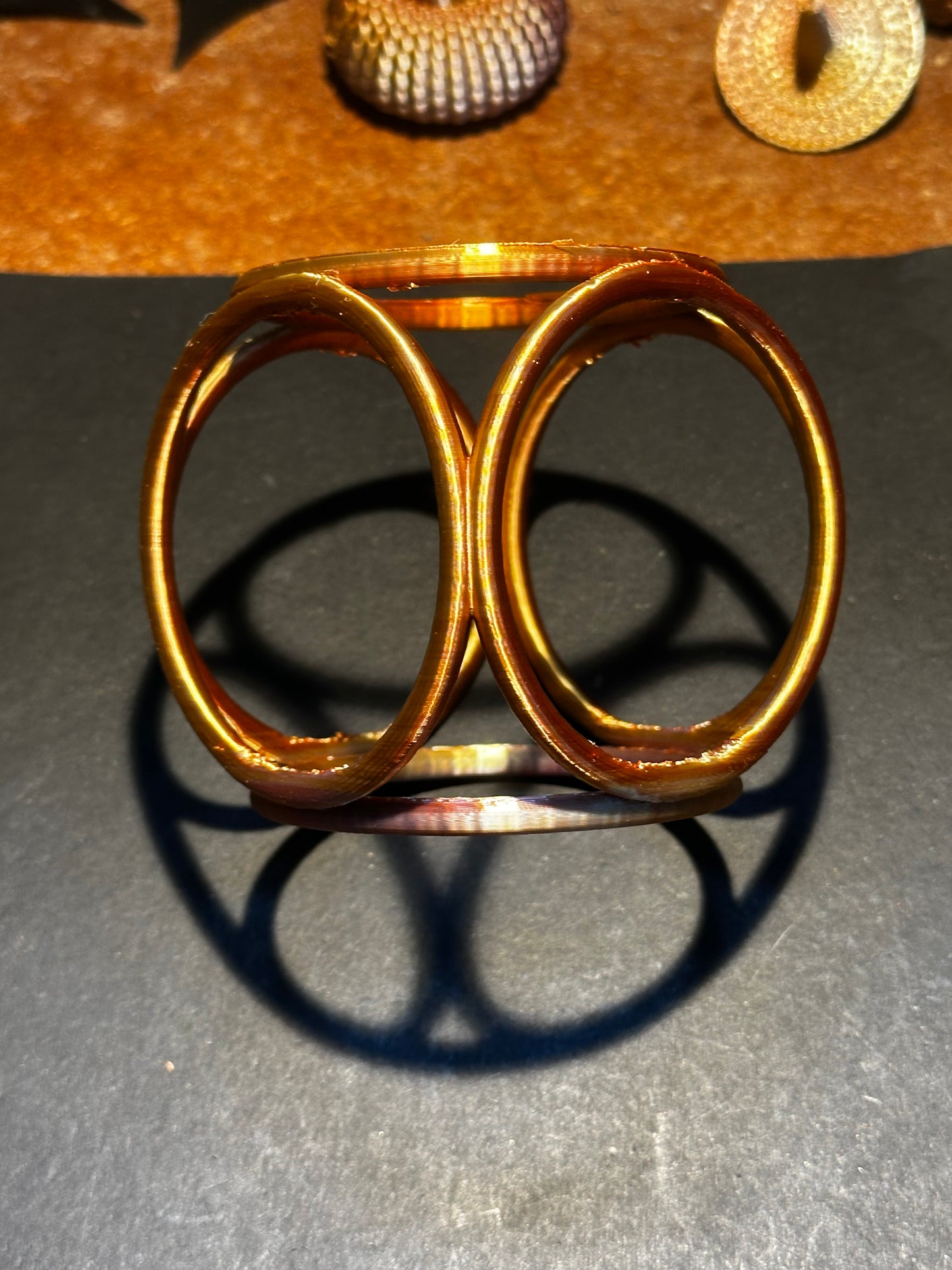 6 Circles Around a Sphere – Sacred Geometry Cube Form with Square Shadow