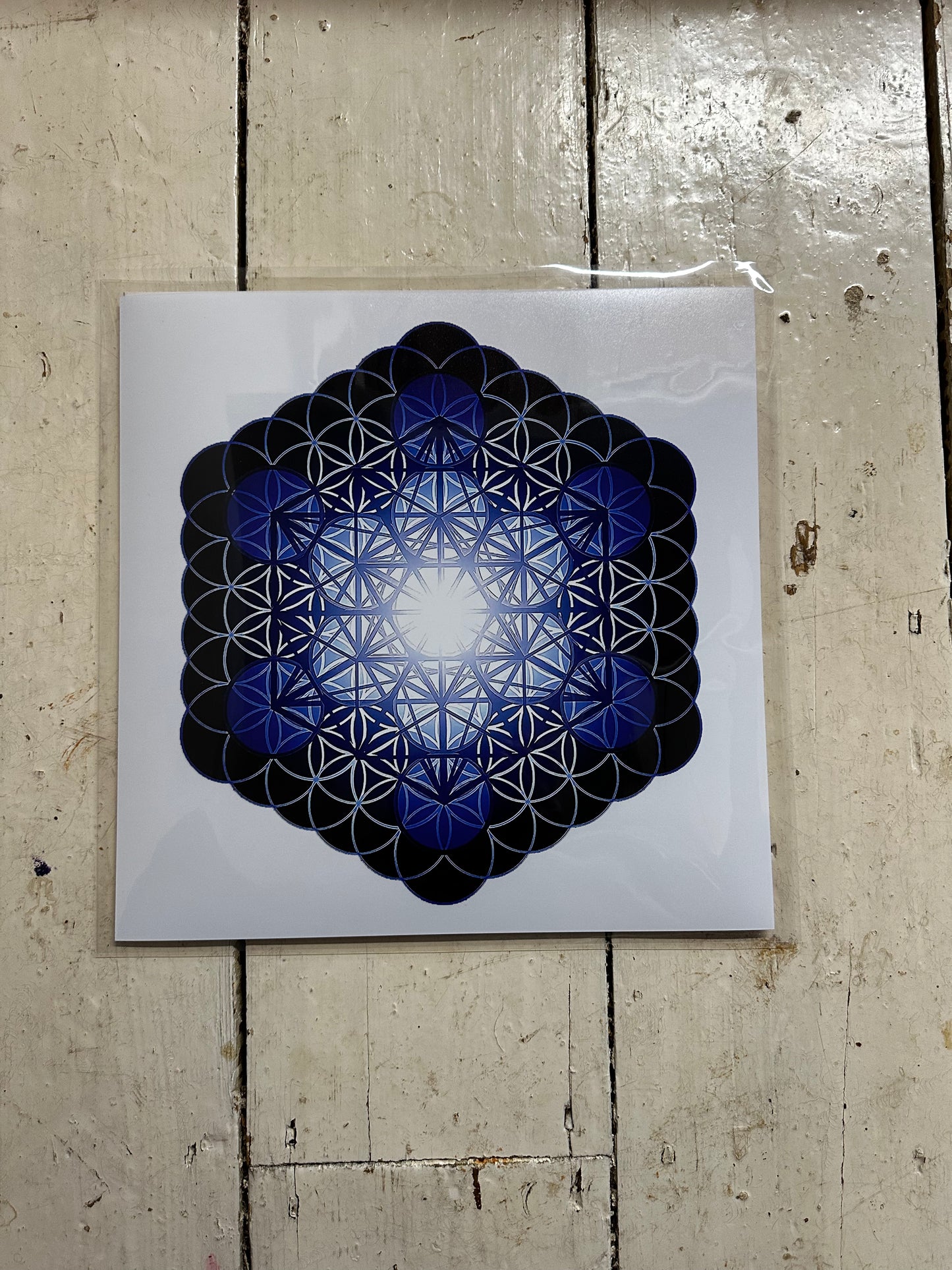 Fruit of Life Glow in Blue C-Type Print