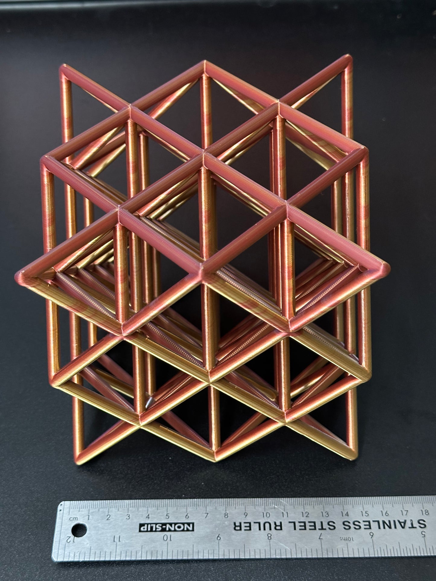 64 Star Tetrahedron, Large 150mm Edition - Sacred Geometry of Energy, Manifestation & Universal Structure - Nature of Flowers