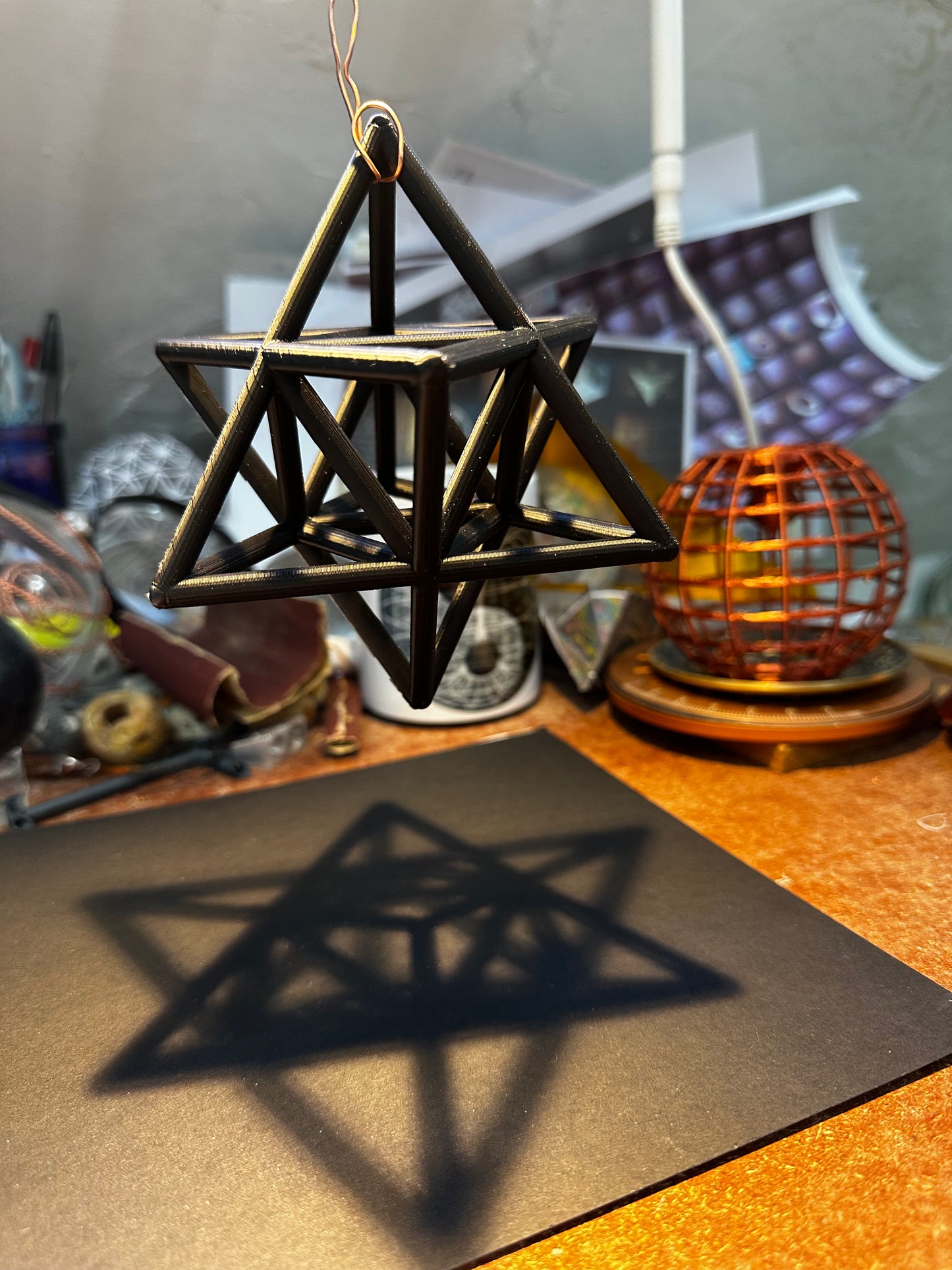 Merkaba with Central Octahedron – Sacred Geometry of Light & Balance