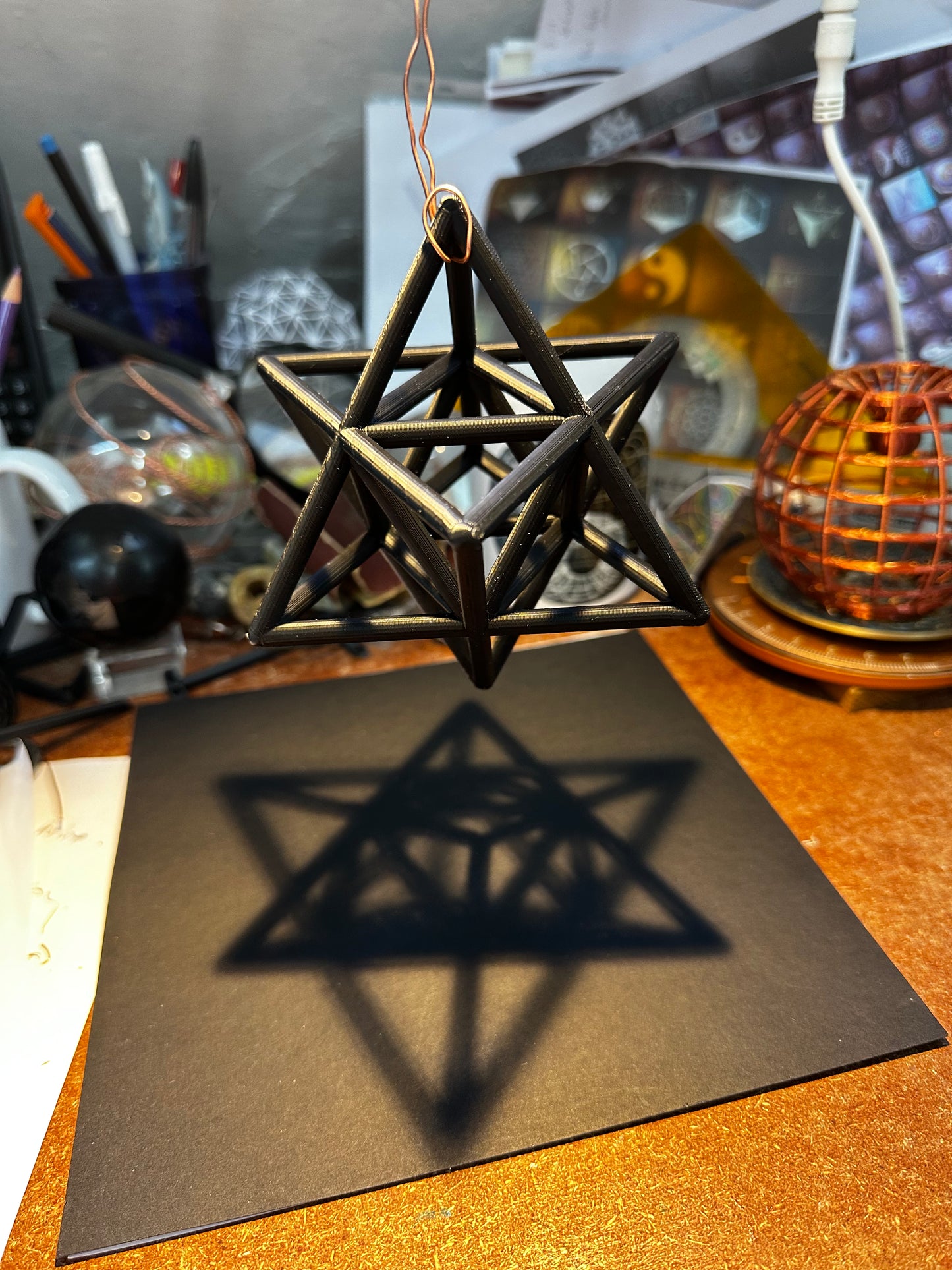 Merkaba with Central Octahedron – Sacred Geometry of Light & Balance