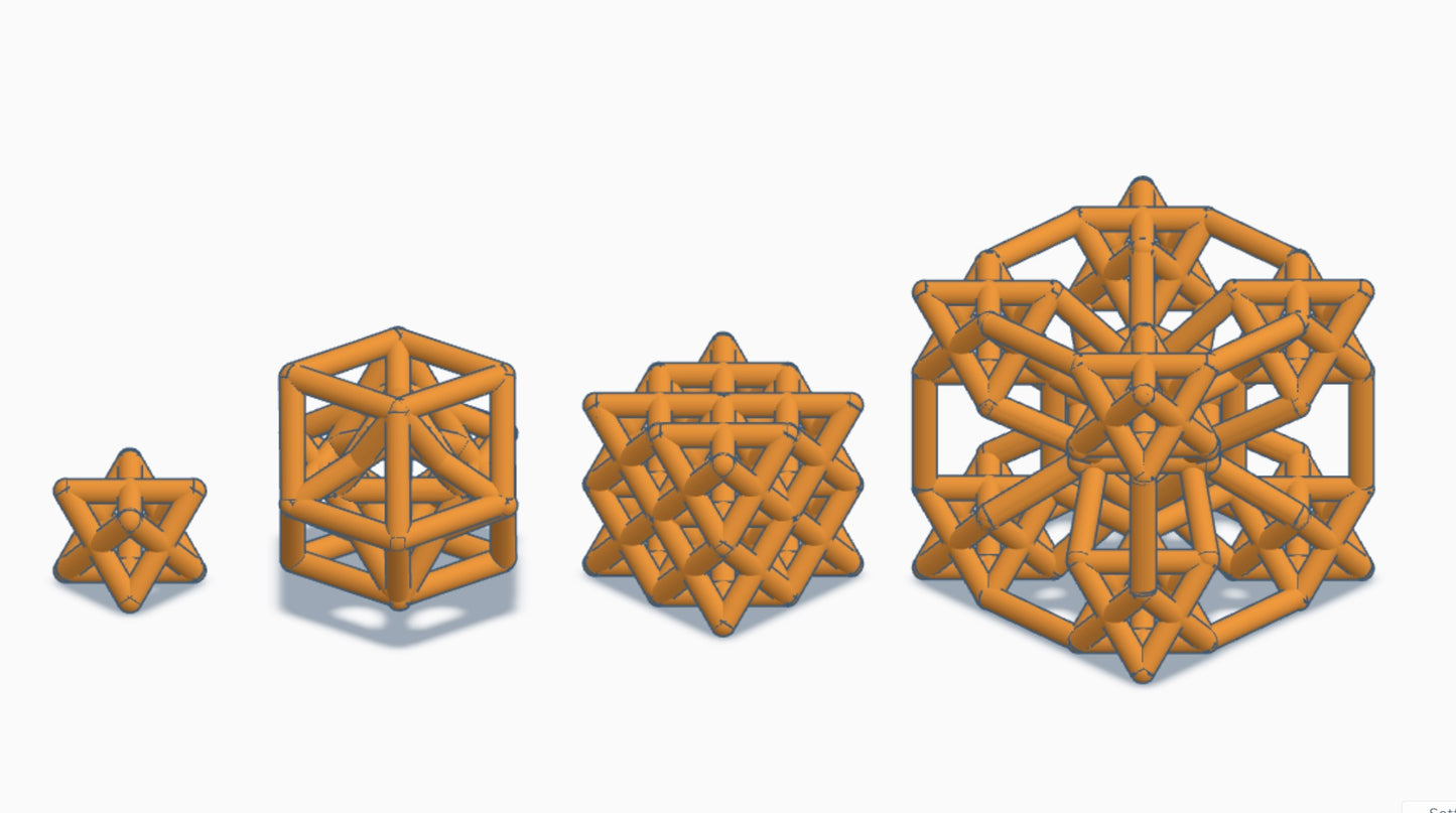 1D, 2D, 3D, 4D set by Tony Burr