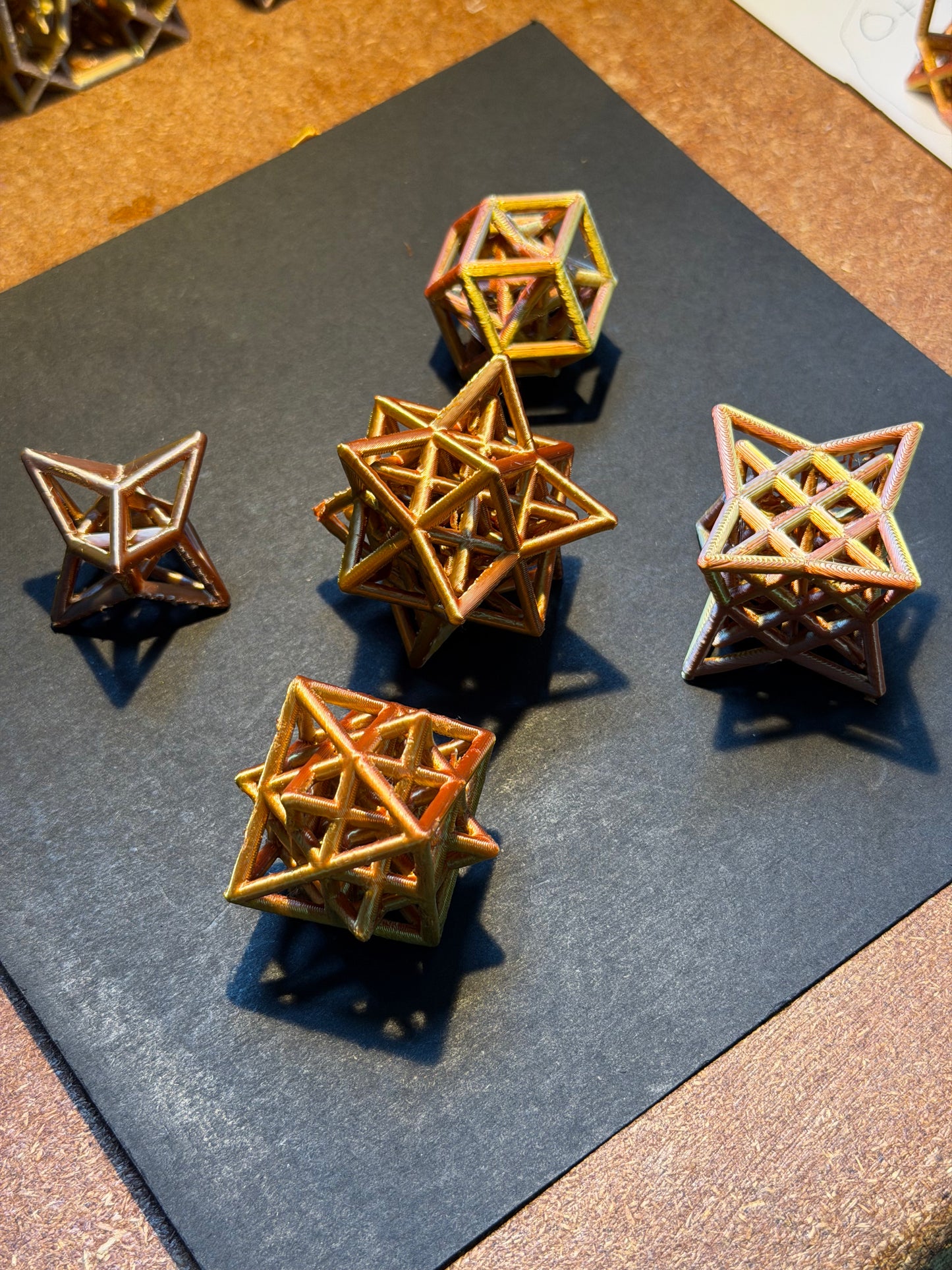 5 variations on Tony Burr’s 1D, 2D and 3D