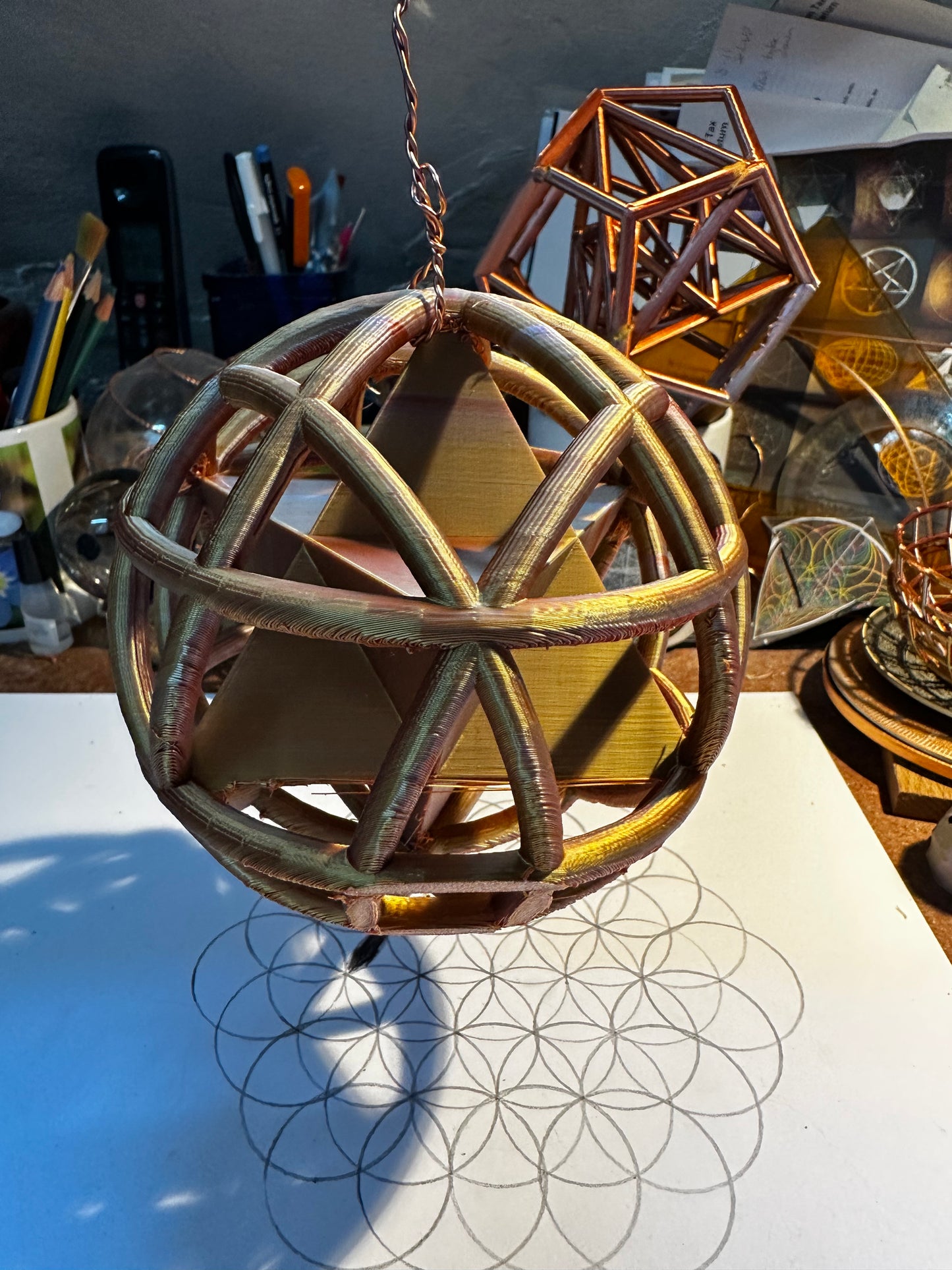 Merkaba with Cirlces