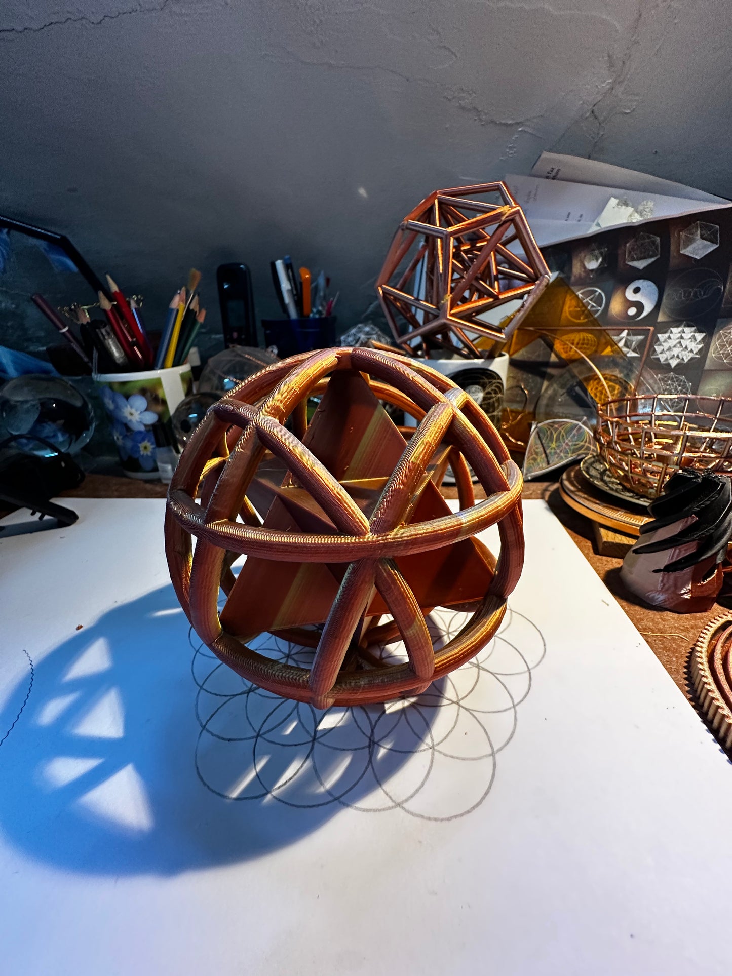 Merkaba with Cirlces