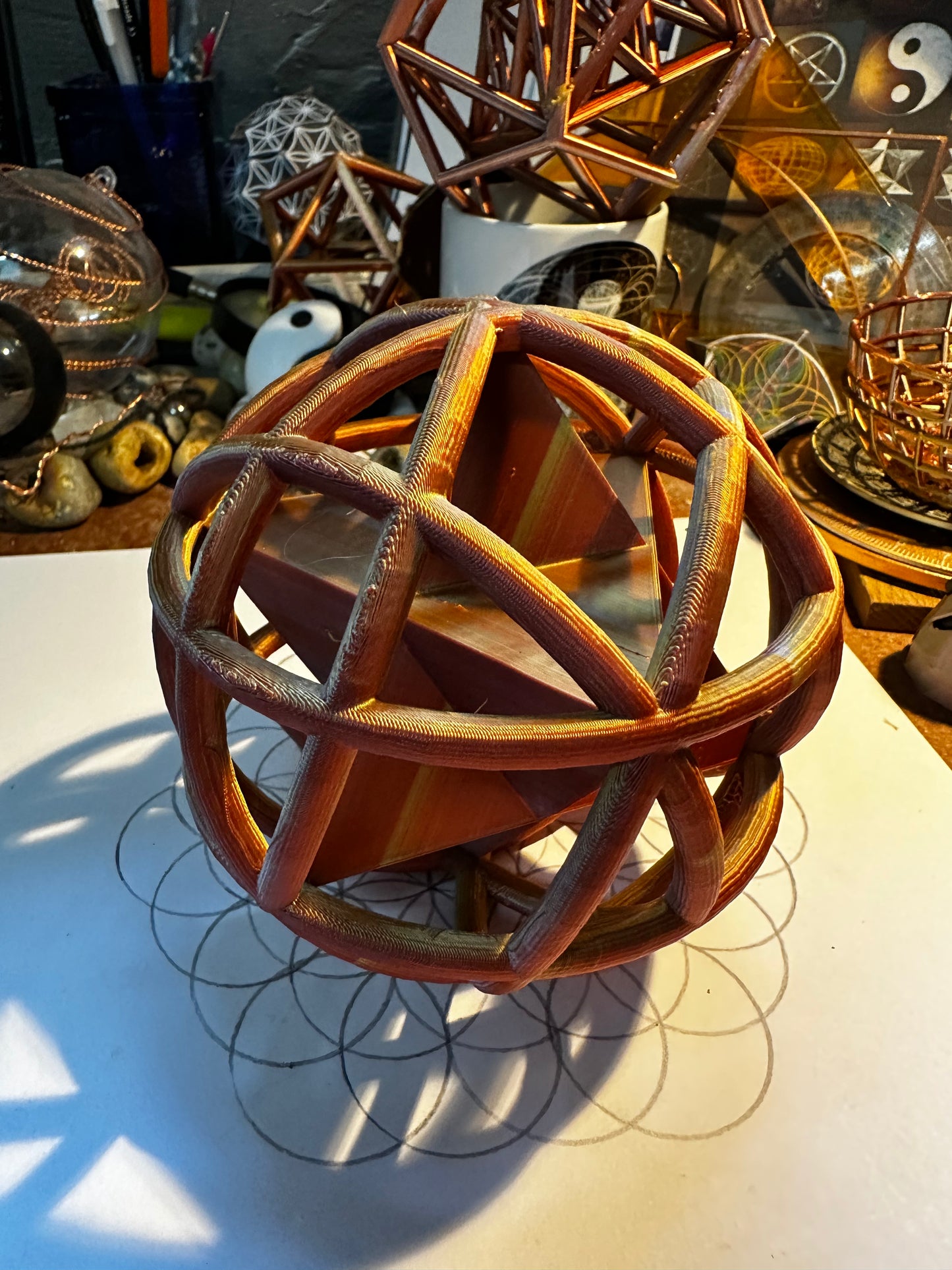 Merkaba with Cirlces
