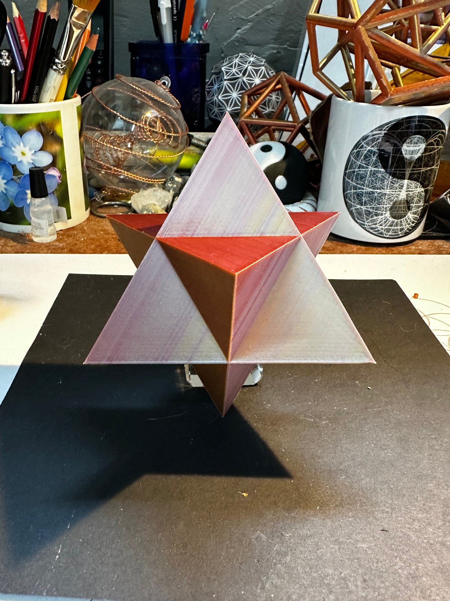 Solid Merkaba – Sacred Geometry Symbol of Light, Balance & Transformation