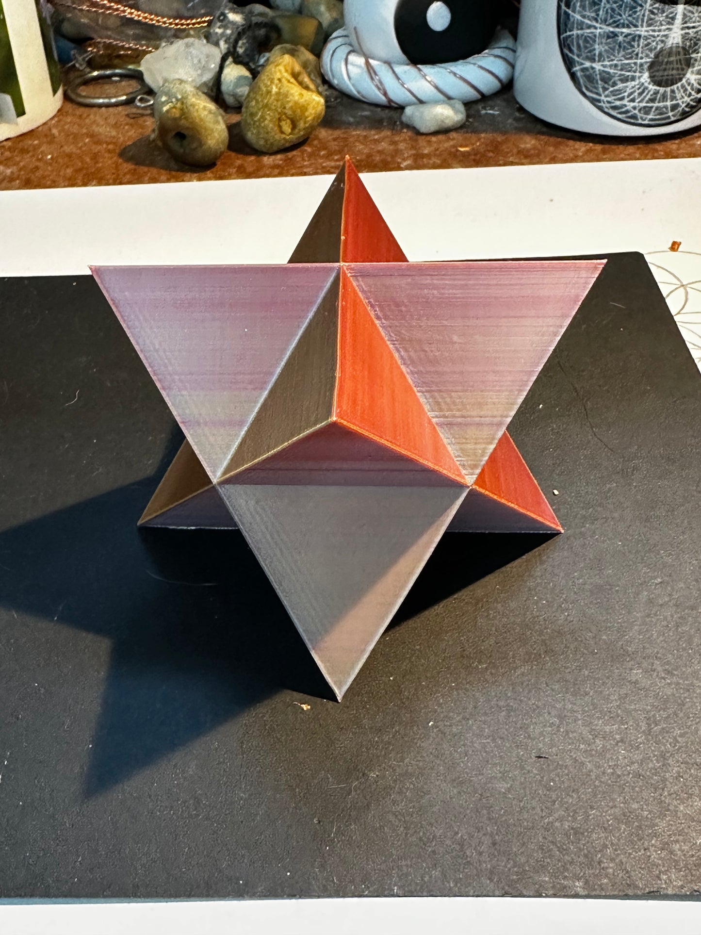 Solid Merkaba – Sacred Geometry Symbol of Light, Balance & Transformation