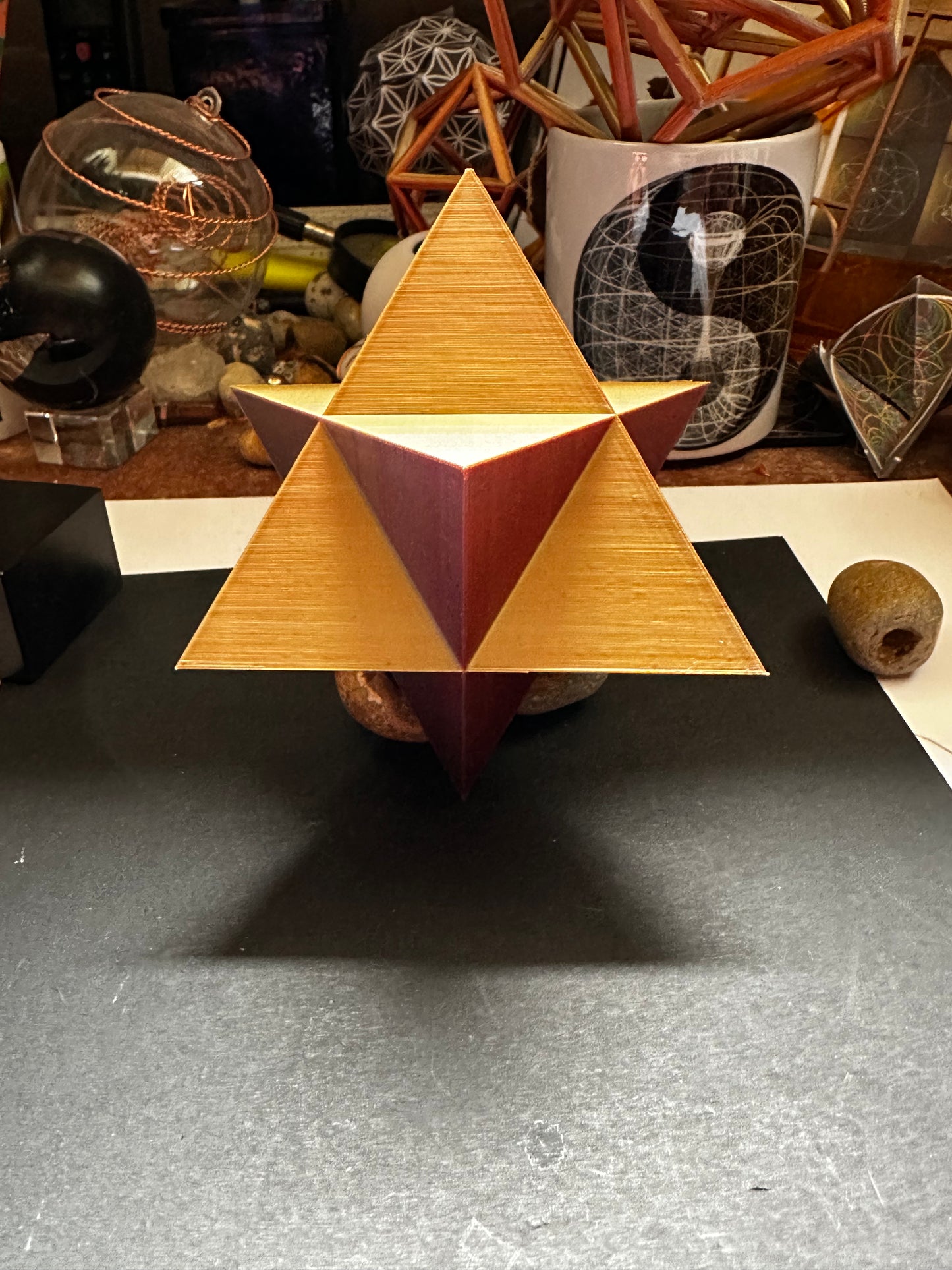 Solid Merkaba – Sacred Geometry Symbol of Light, Balance & Transformation