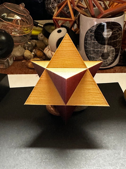 Solid Merkaba – Sacred Geometry Symbol of Light, Balance & Transformation