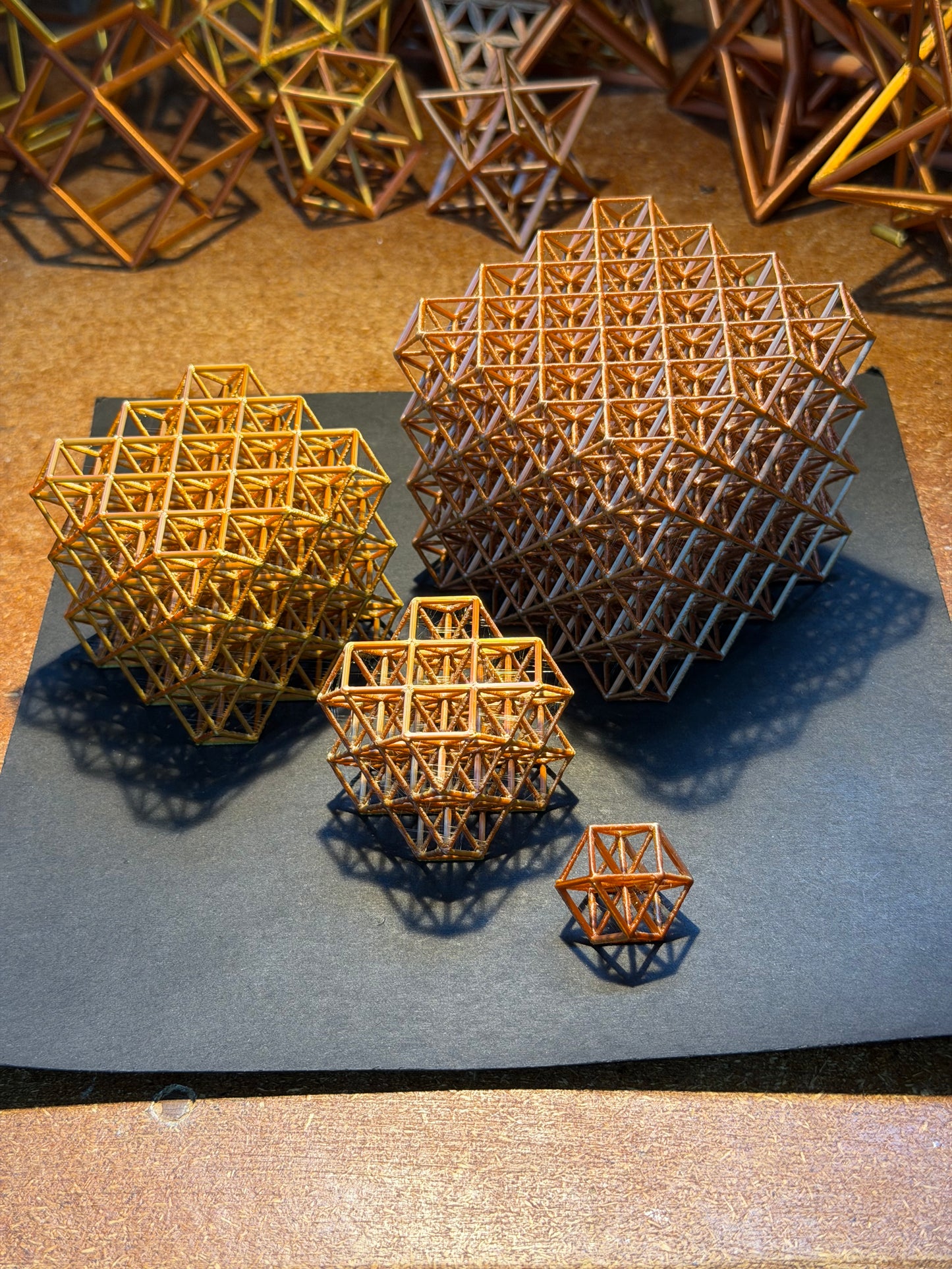 Nested Vector Equilibrium collection at 1.3cm scale