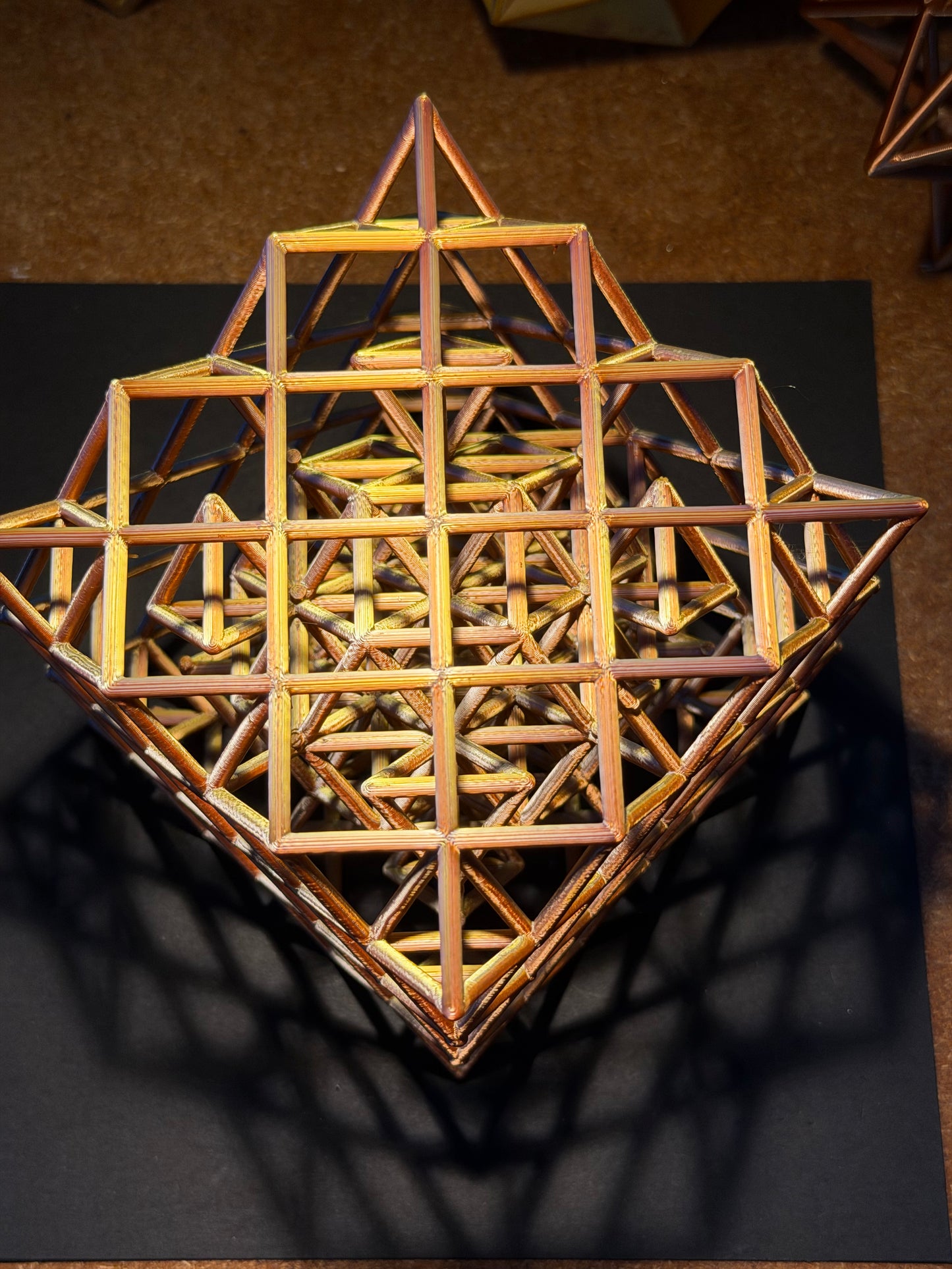 Neon Order 3 version 3 without internal face Pyramids - Nature of Flowers