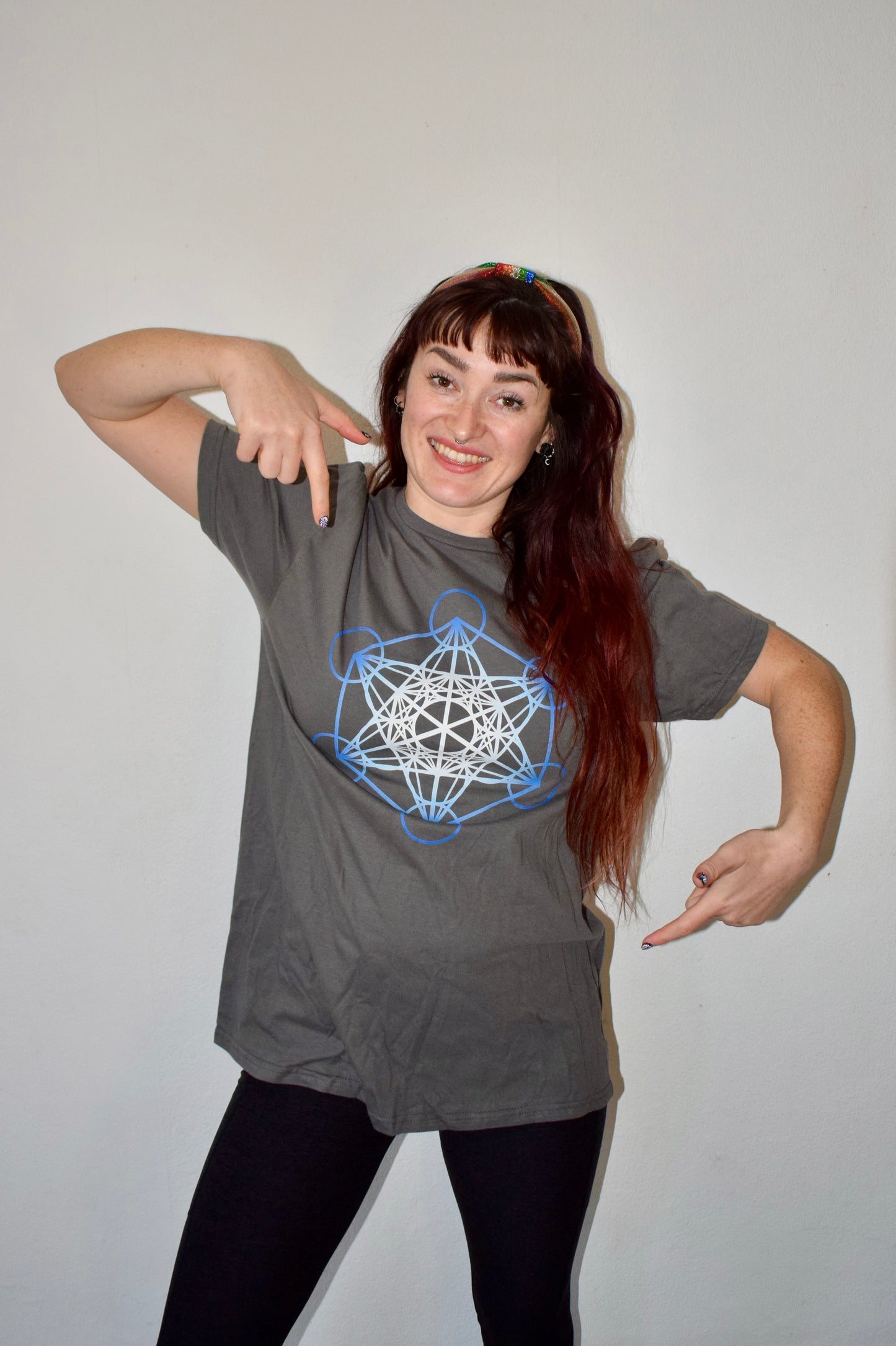 Metatron's Cube T-Shirt - Nature of Flowers