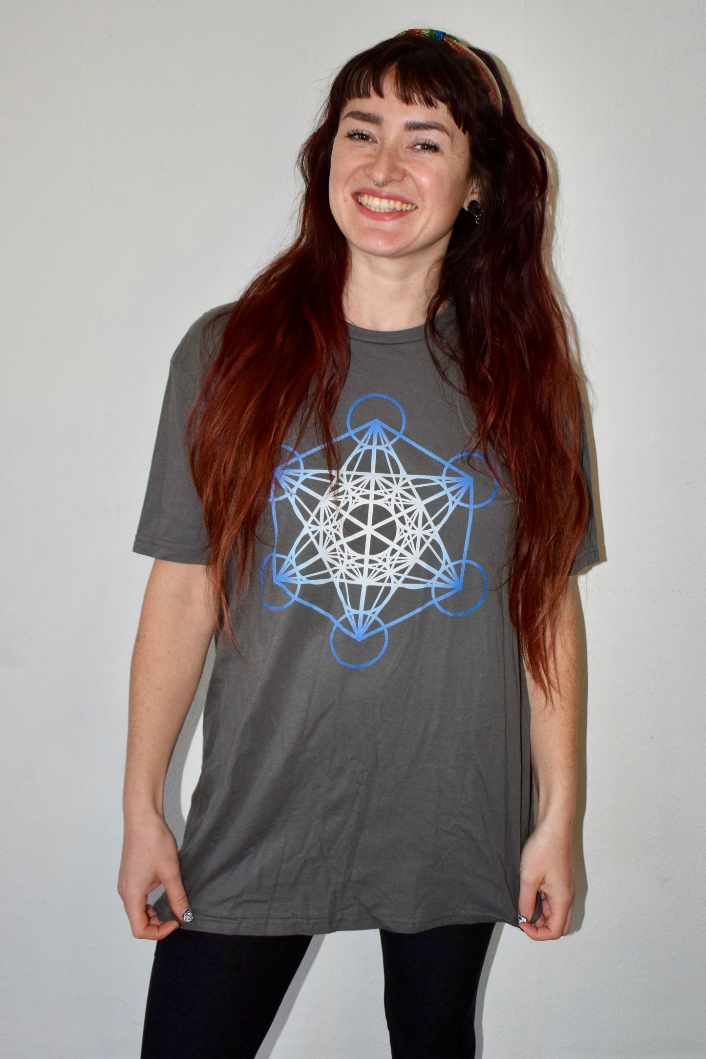 Metatron's Cube T-Shirt - Nature of Flowers