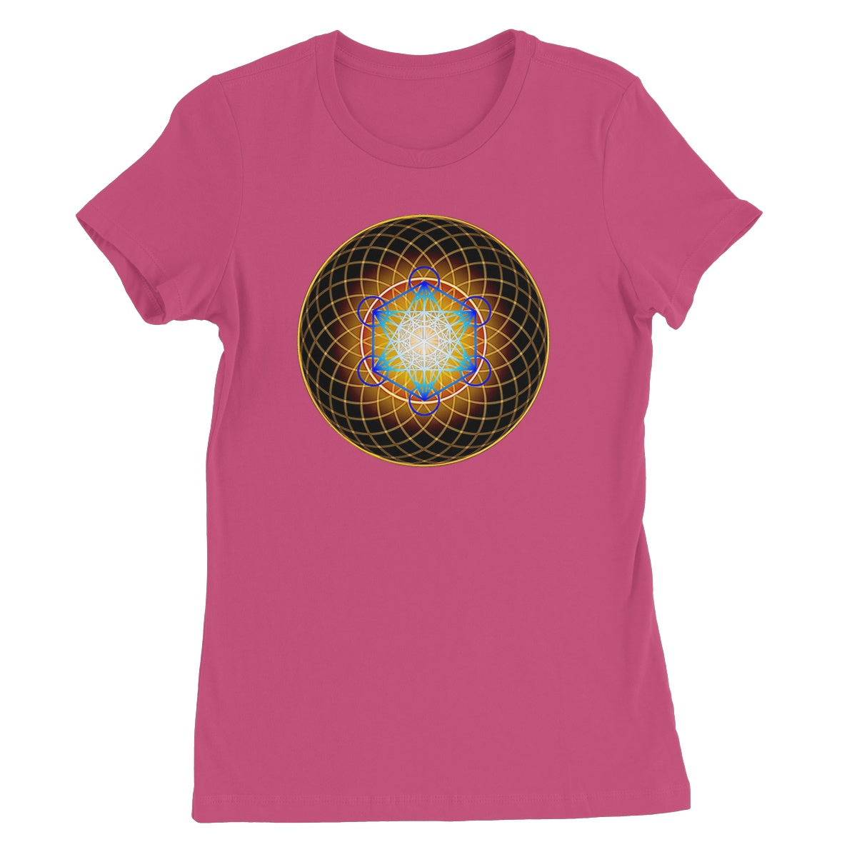Metatron's Cube inside a New Flower of Life Women's Favourite T-Shirt