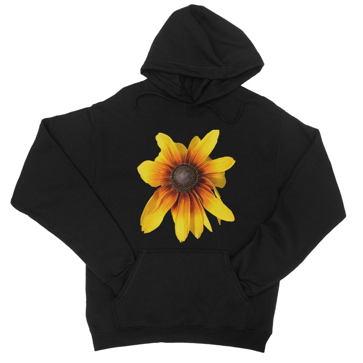 Yellow Flower Rudbeckia Golden jubilee College Hoodie