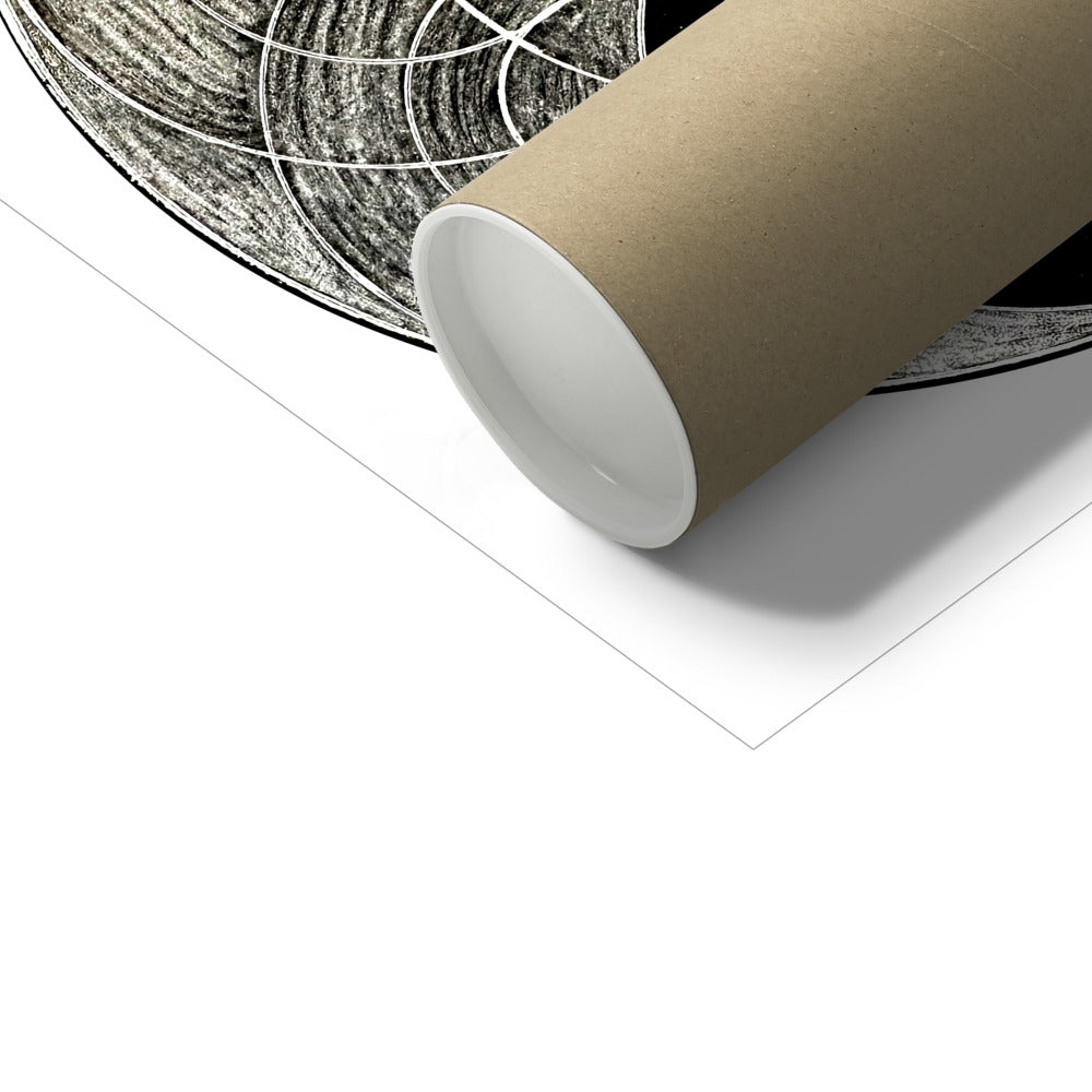 Yin Yang Golden Circle C-Type Print