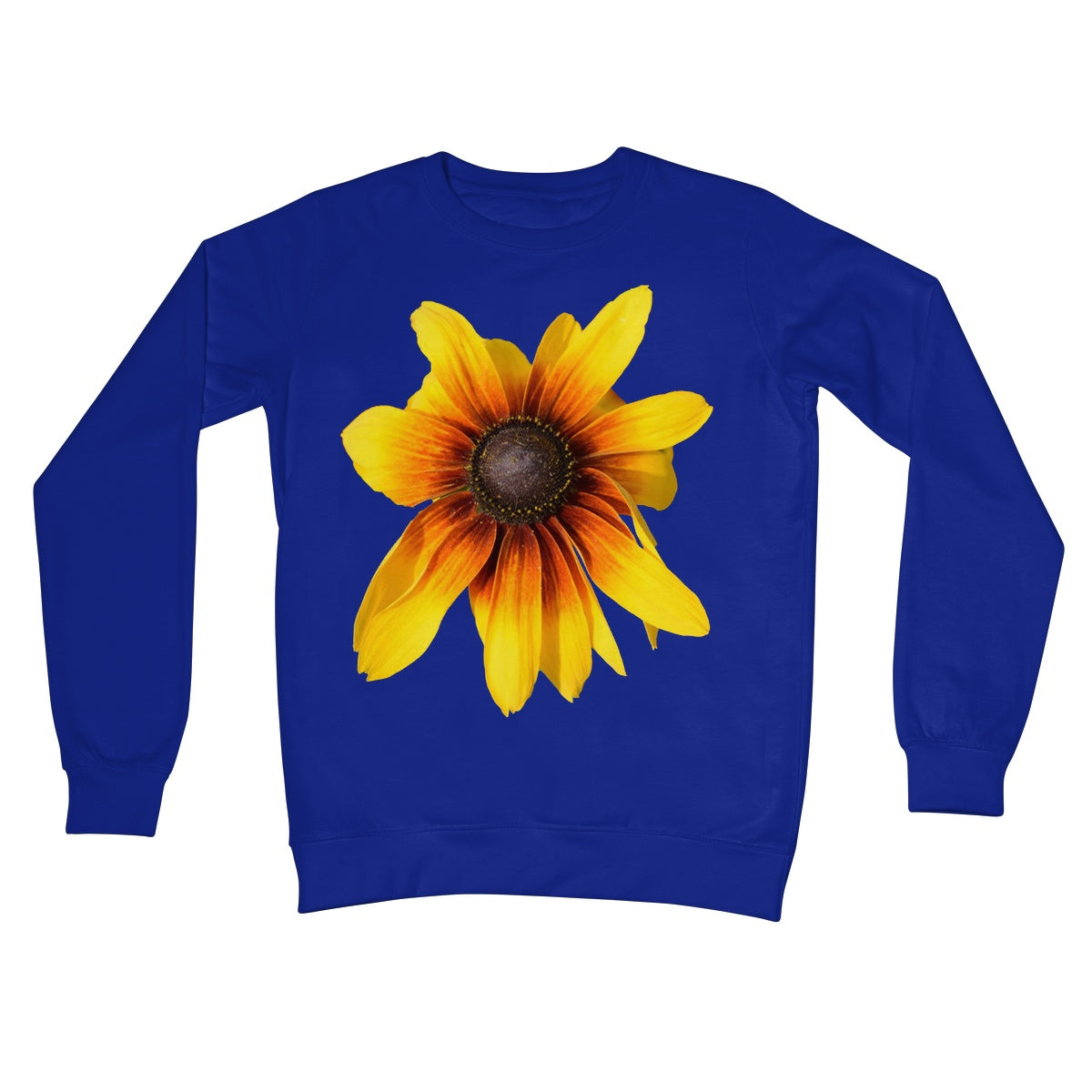 Yellow Flower 'Rudbeckia Golden jubilee' Crew Neck Sweatshirt